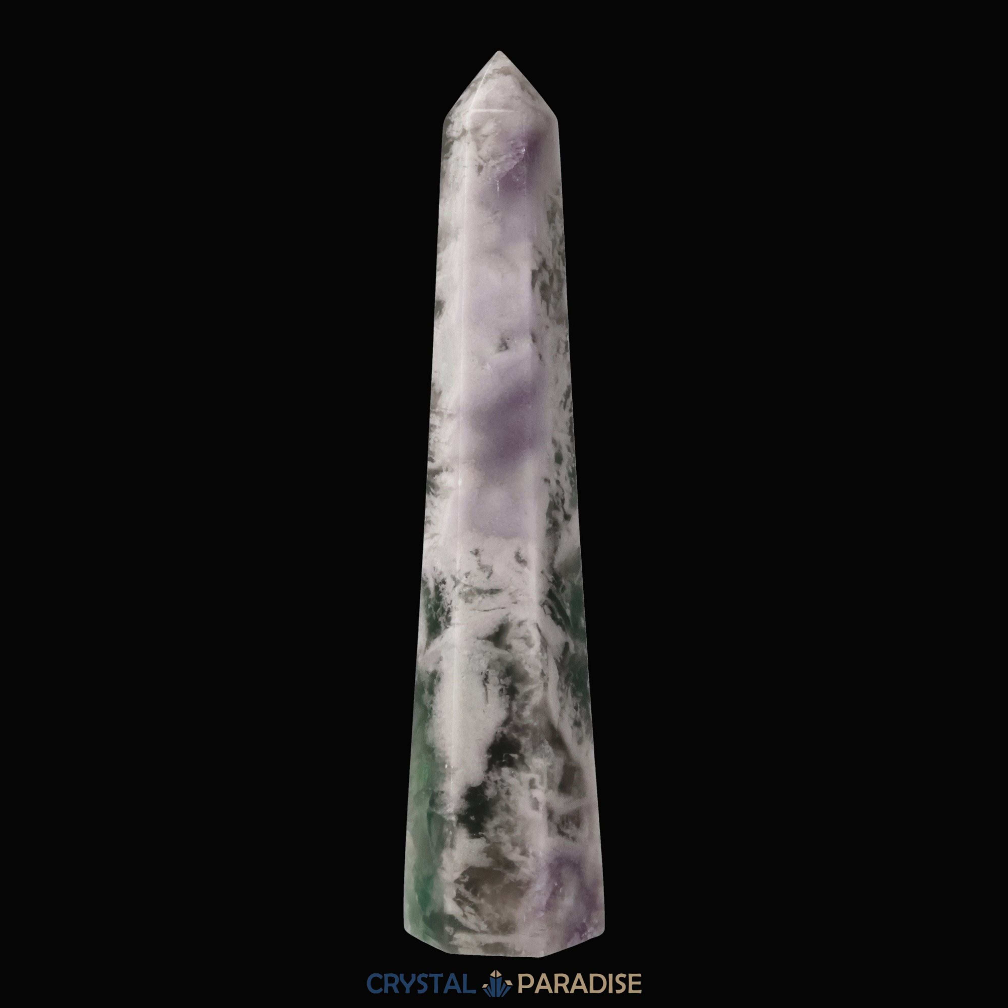 Grüner Fluorit Obelisk aus der inneren Mongolei (1084g) – Ansicht 8