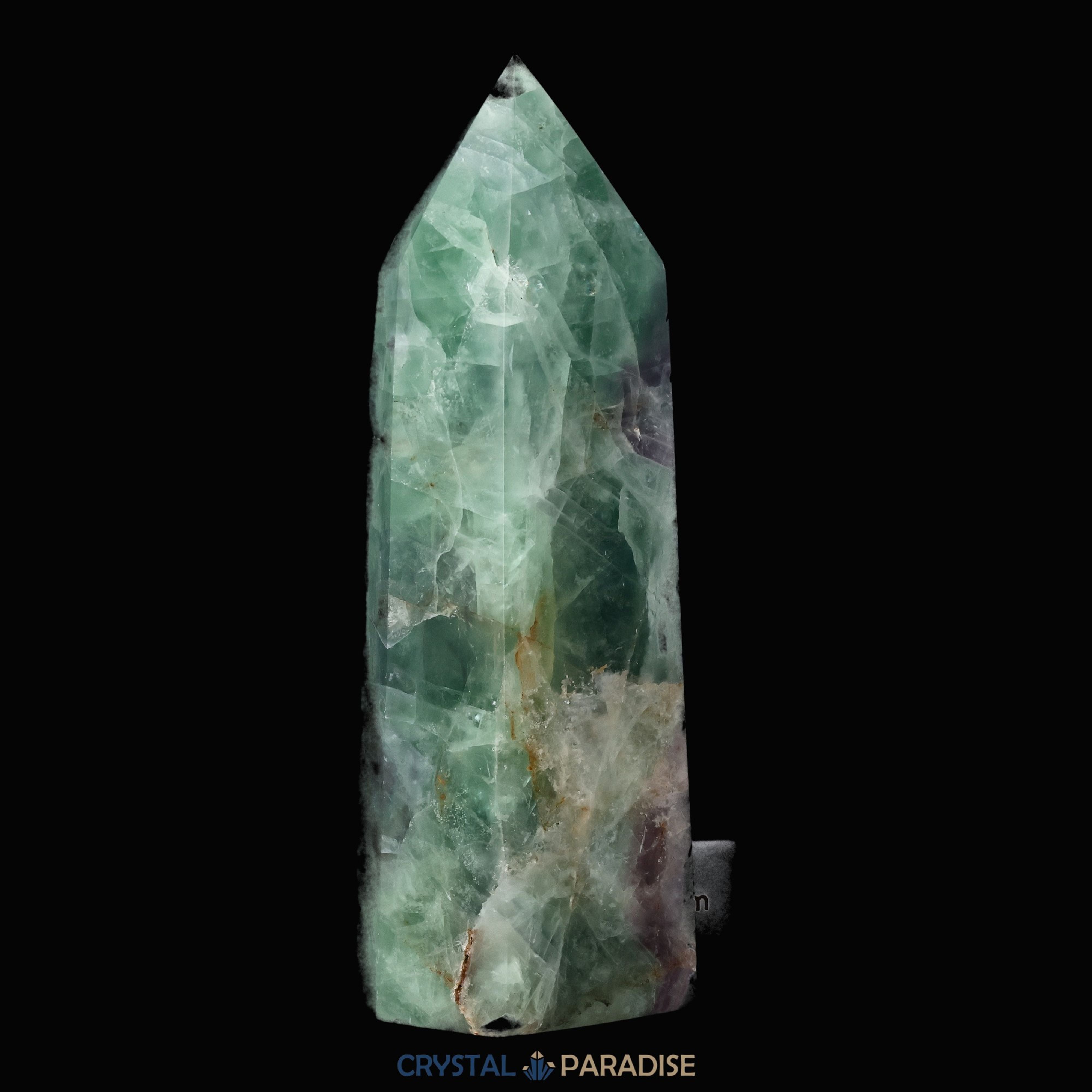 Grüner Fluorit Obelisk aus der inneren Mongolei (696g) – Ansicht 8