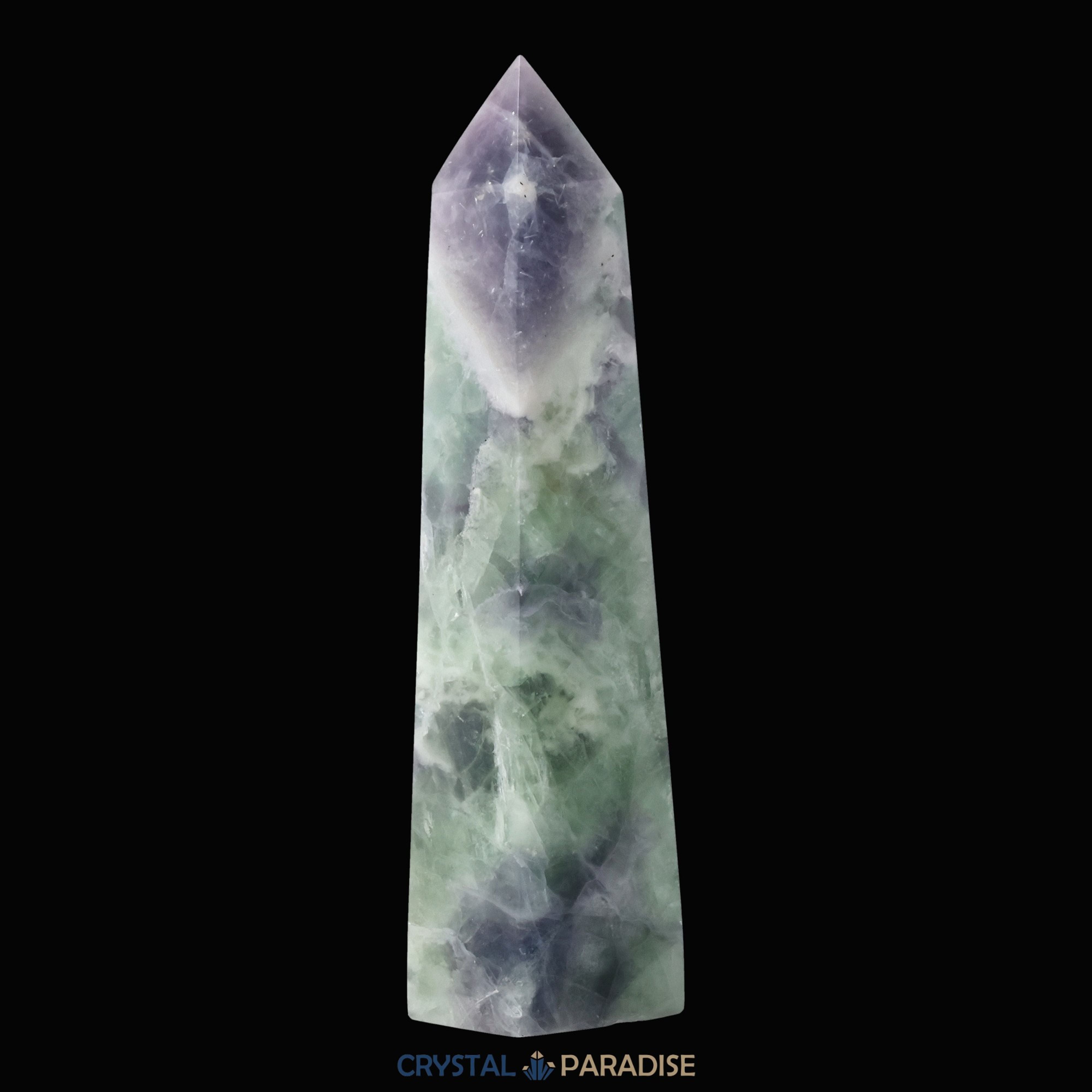 Grüner Fluorit Obelisk aus der inneren Mongolei (702g) – Ansicht 6