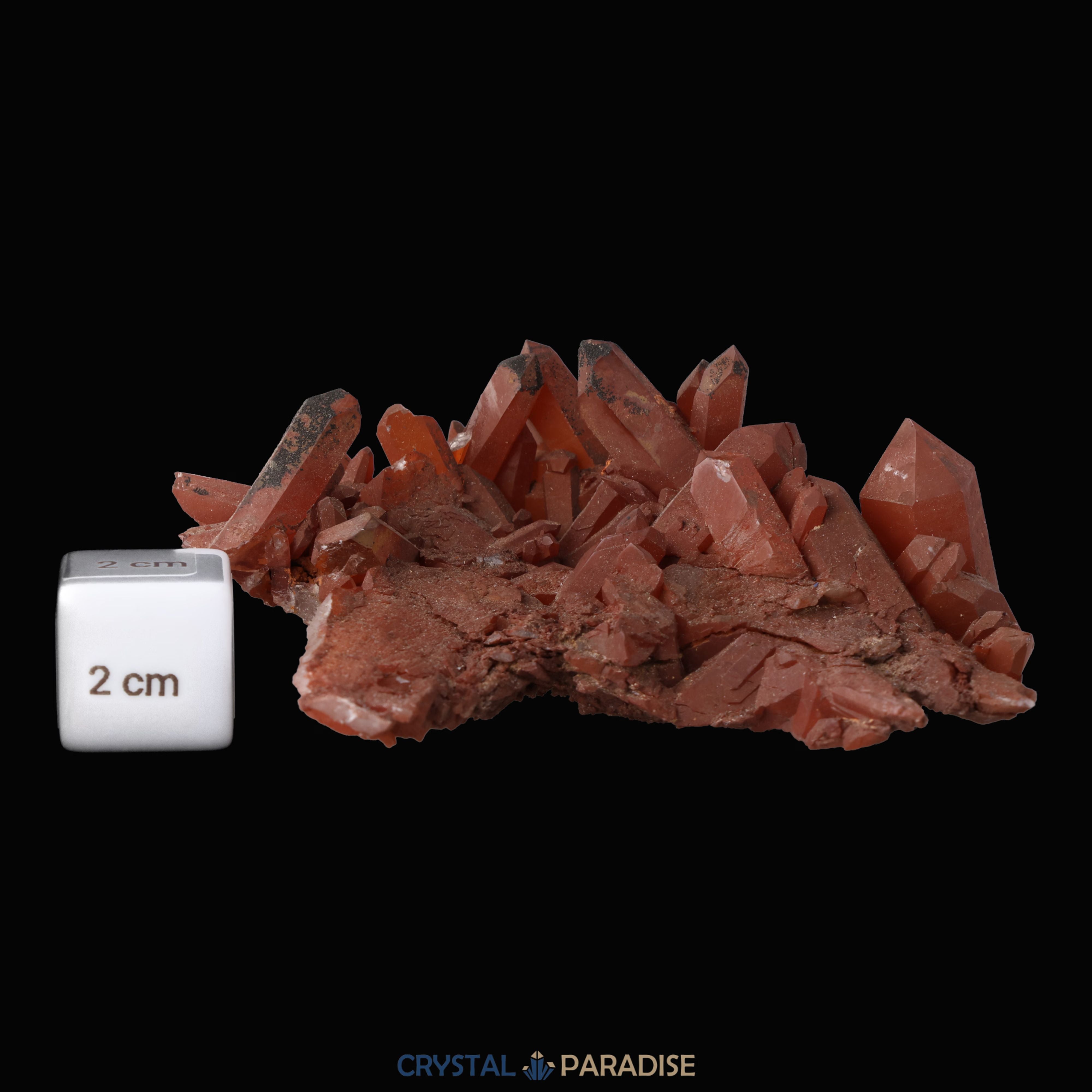 Hämatoid Quarz / Eisenkiesel Stufe aus Brasilien (177g) – Ansicht 4