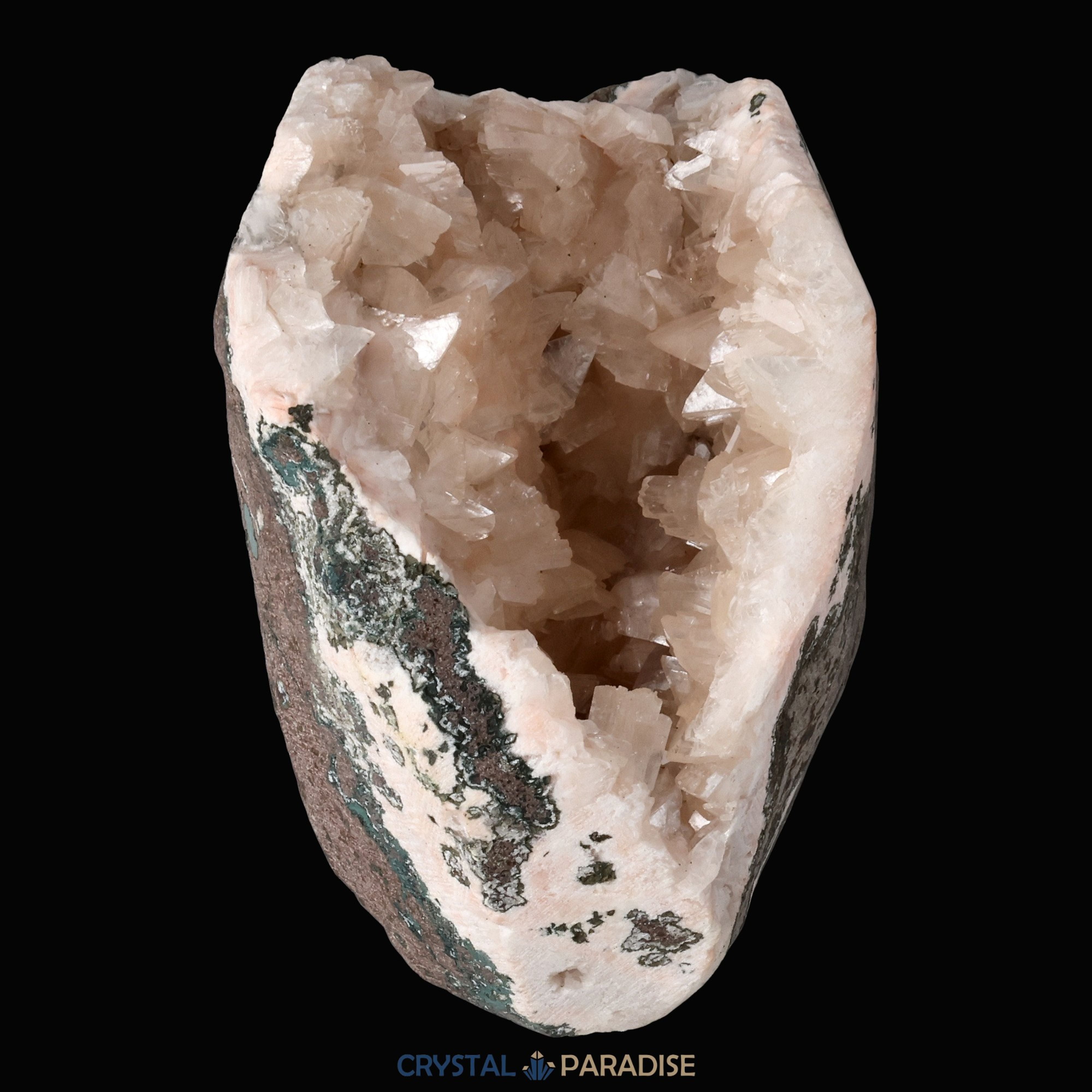 Heulandit Euzeolit Geode aus Indien (297g) – Ansicht 4