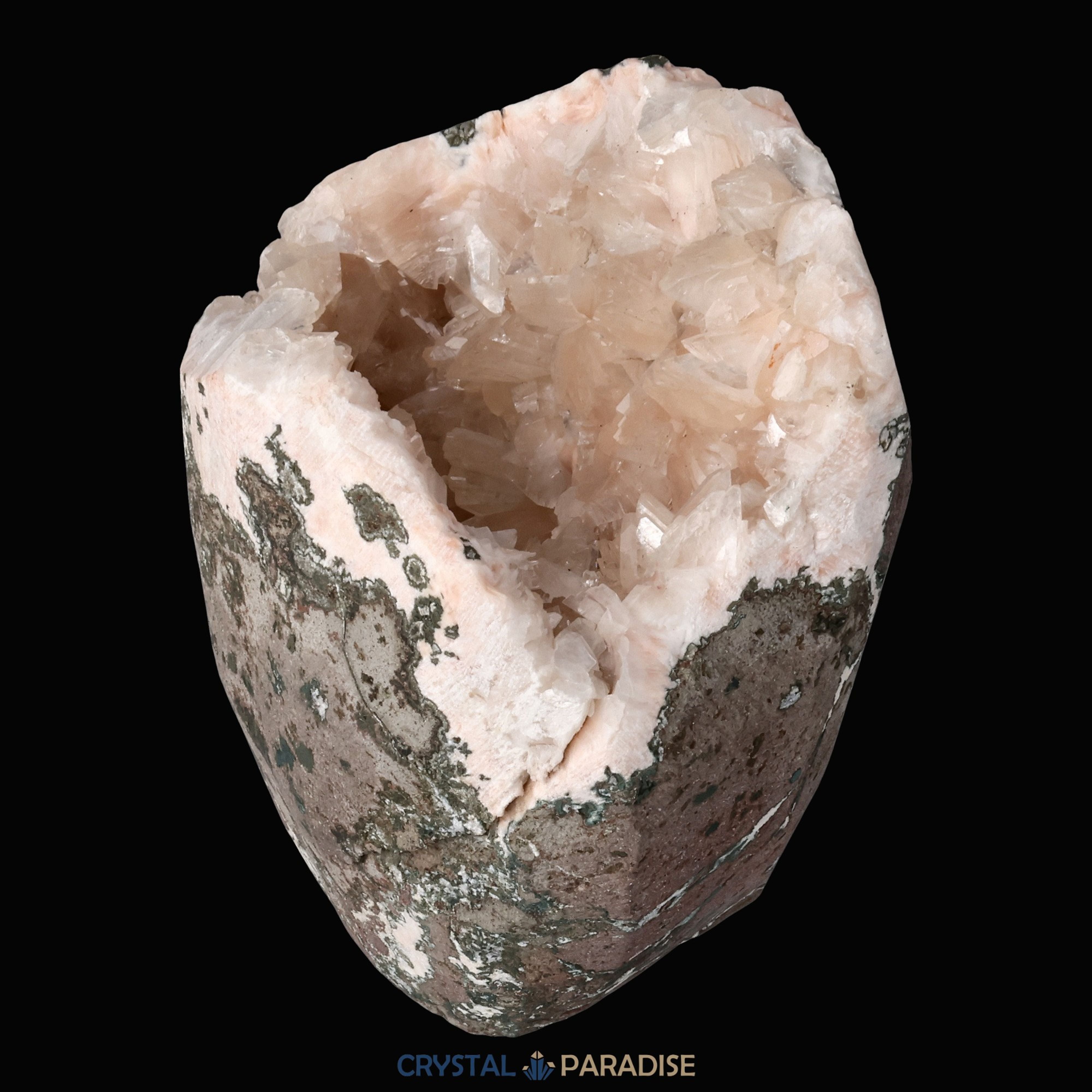 Heulandit Euzeolit Geode aus Indien (297g) – Ansicht 7
