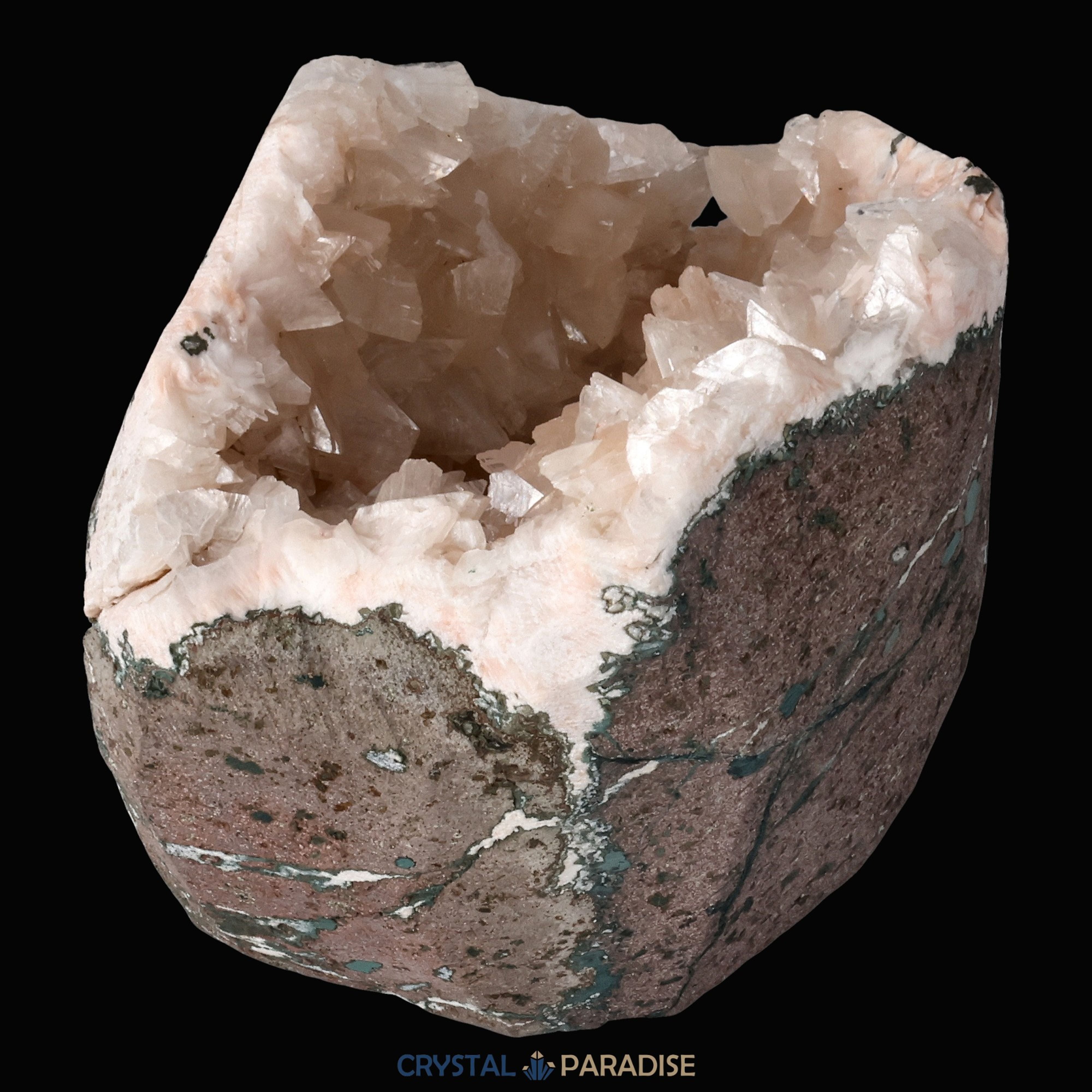 Heulandit Euzeolit Geode aus Indien (297g) – Ansicht 8