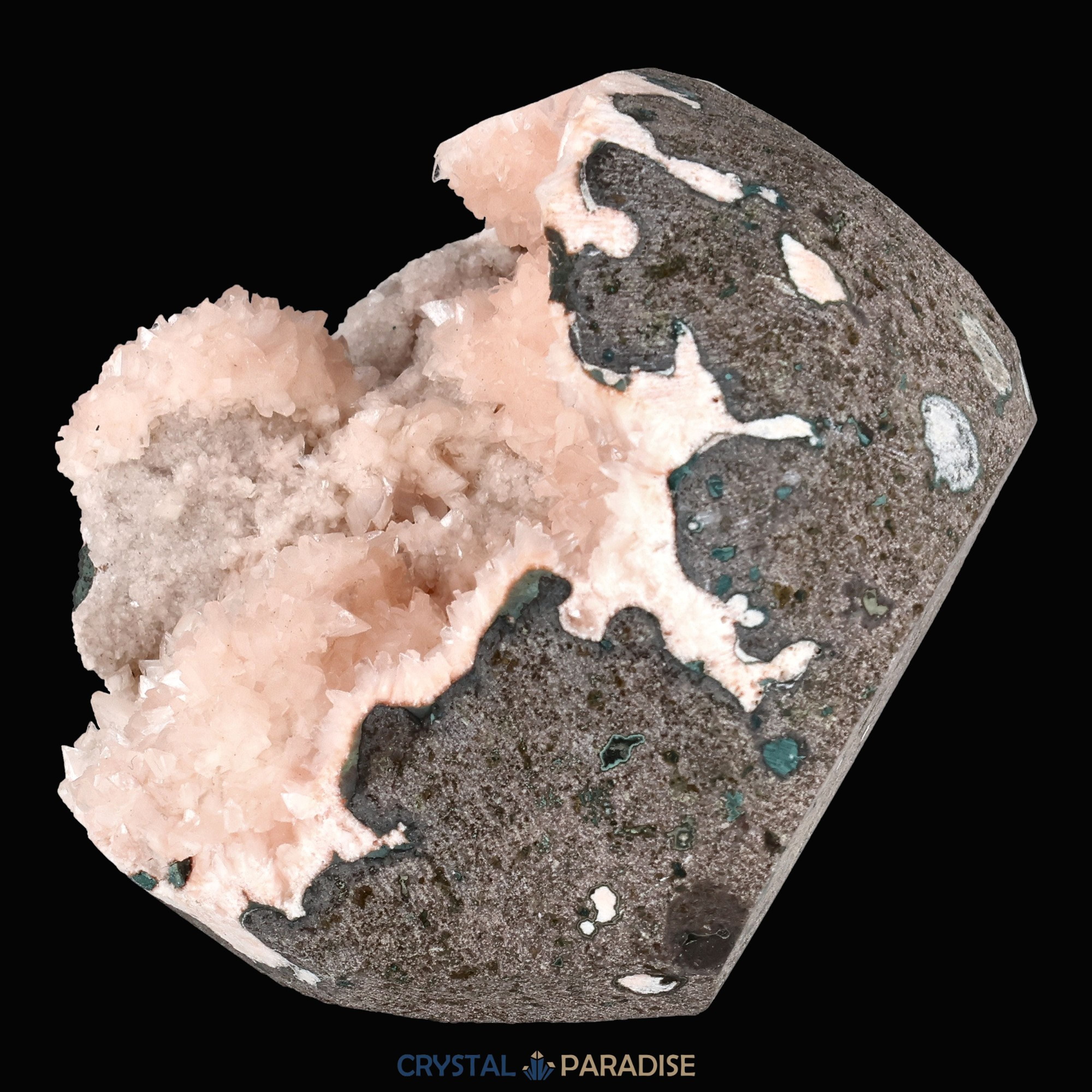 Heulandit Euzeolit Geode aus Indien (337g) – Ansicht 6