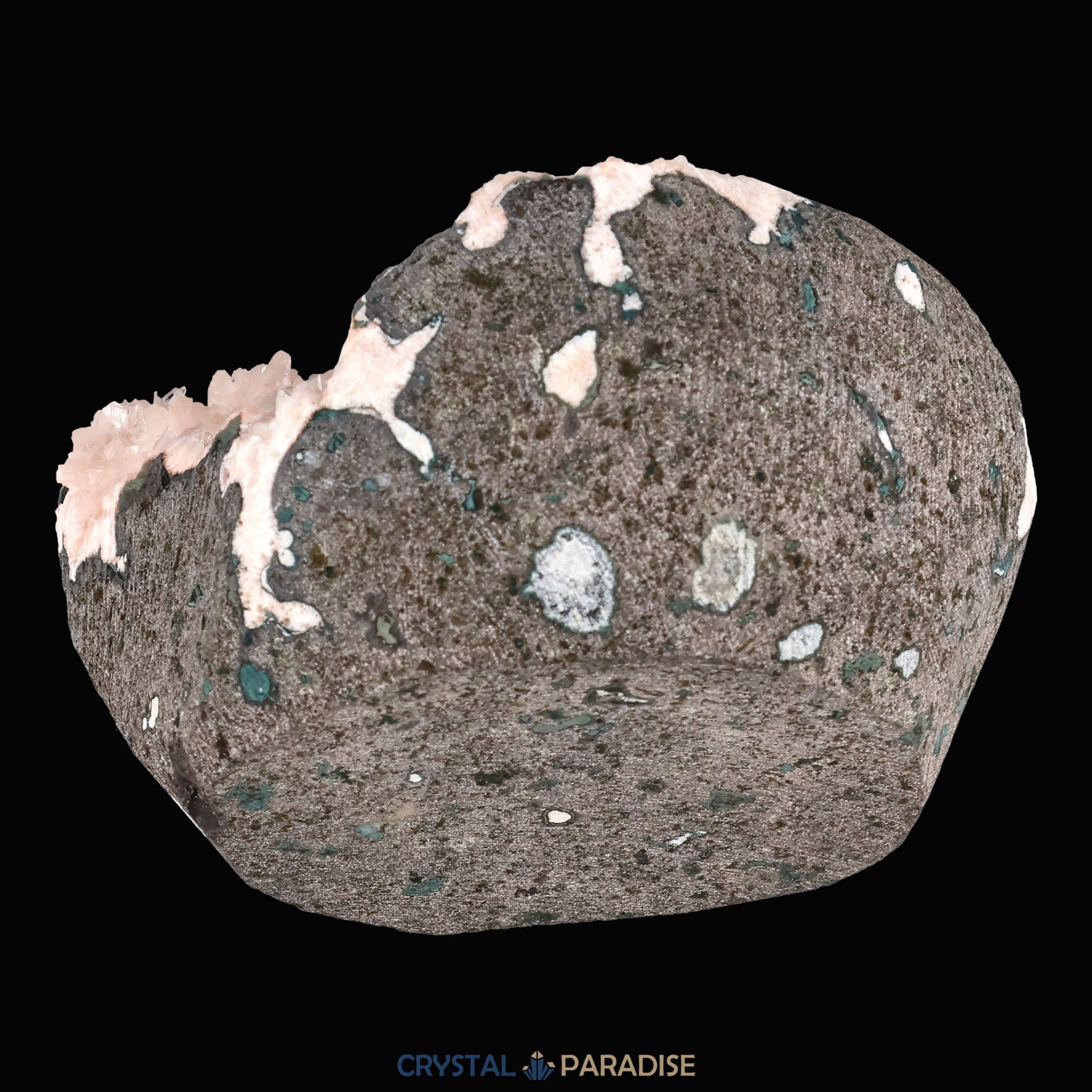 Heulandit Euzeolit Geode aus Indien (337g) – Ansicht 7