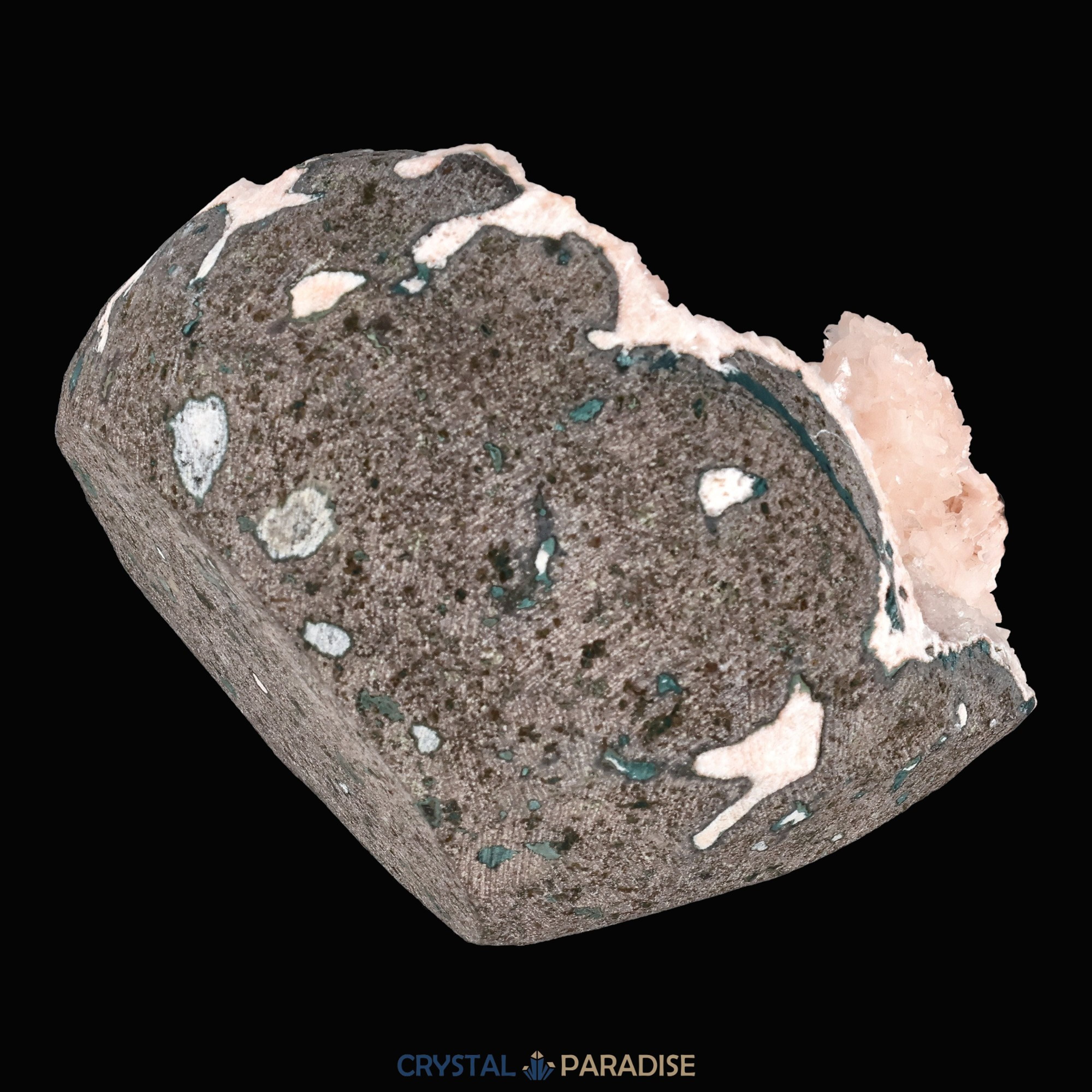 Heulandit Euzeolit Geode aus Indien (337g) – Ansicht 8