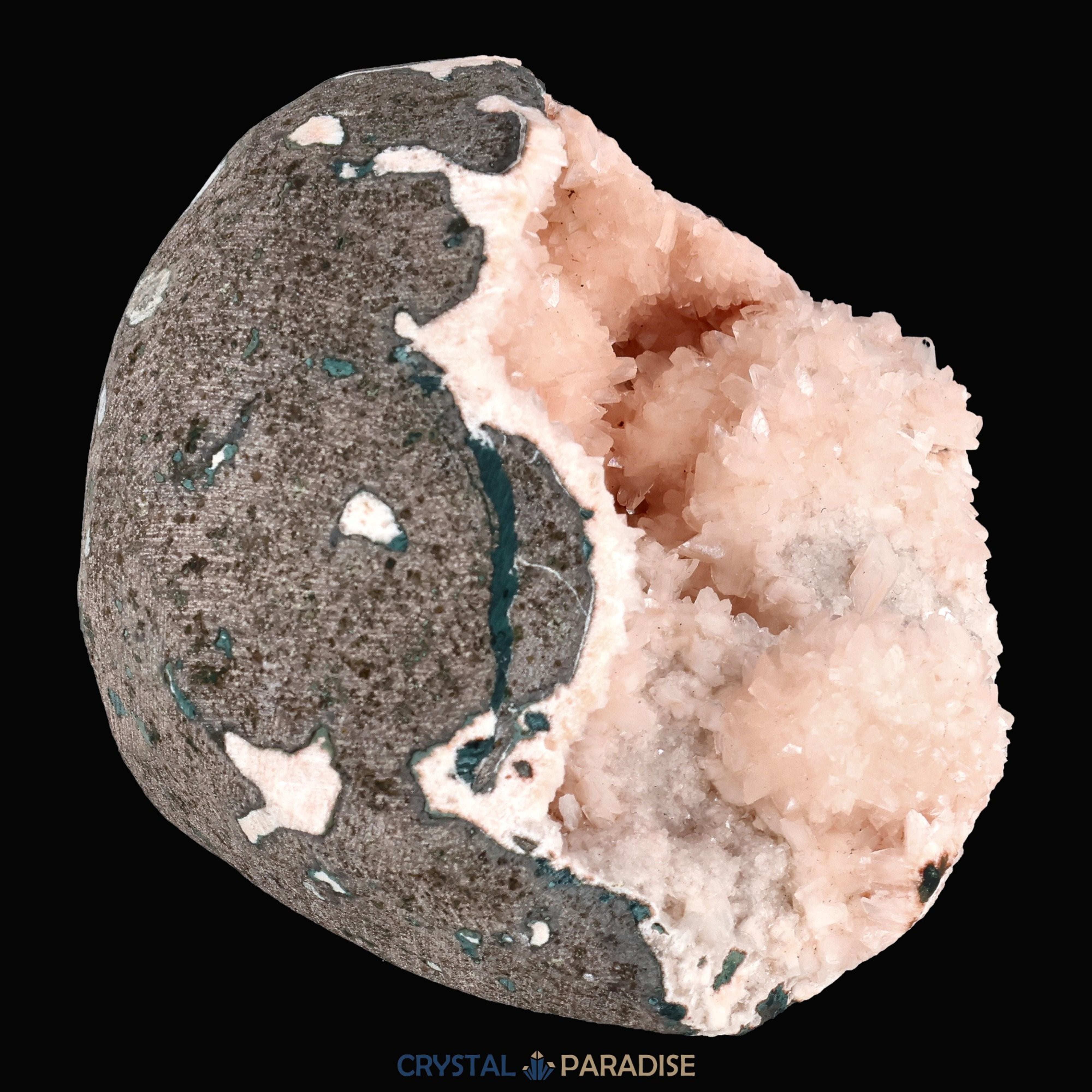 Heulandit Euzeolit Geode aus Indien (337g) – Ansicht 9