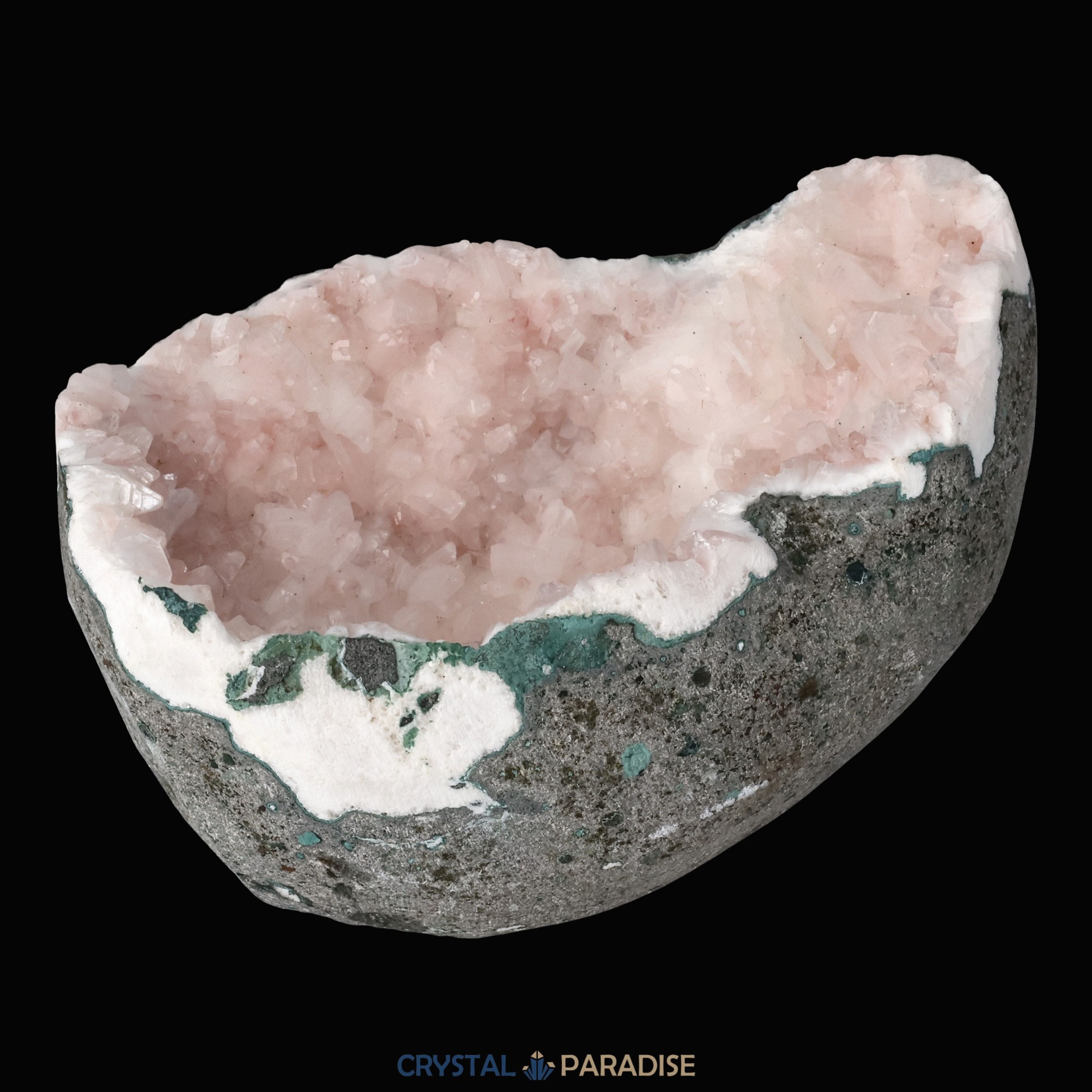Heulandit Euzeolit Geode aus Indien (380g) – Ansicht 7