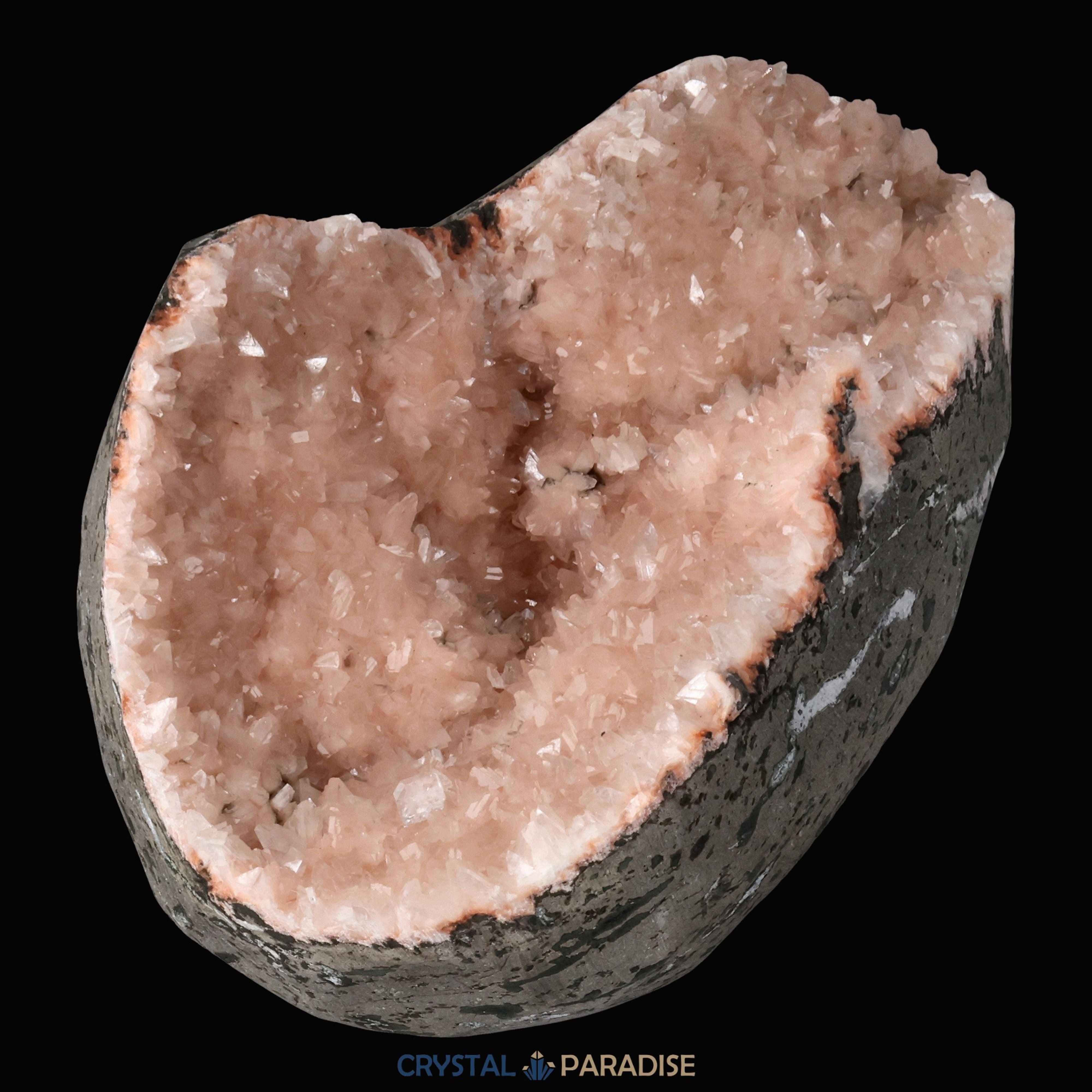 Heulandit Euzeolit Geode aus Indien (483g) – Ansicht 8