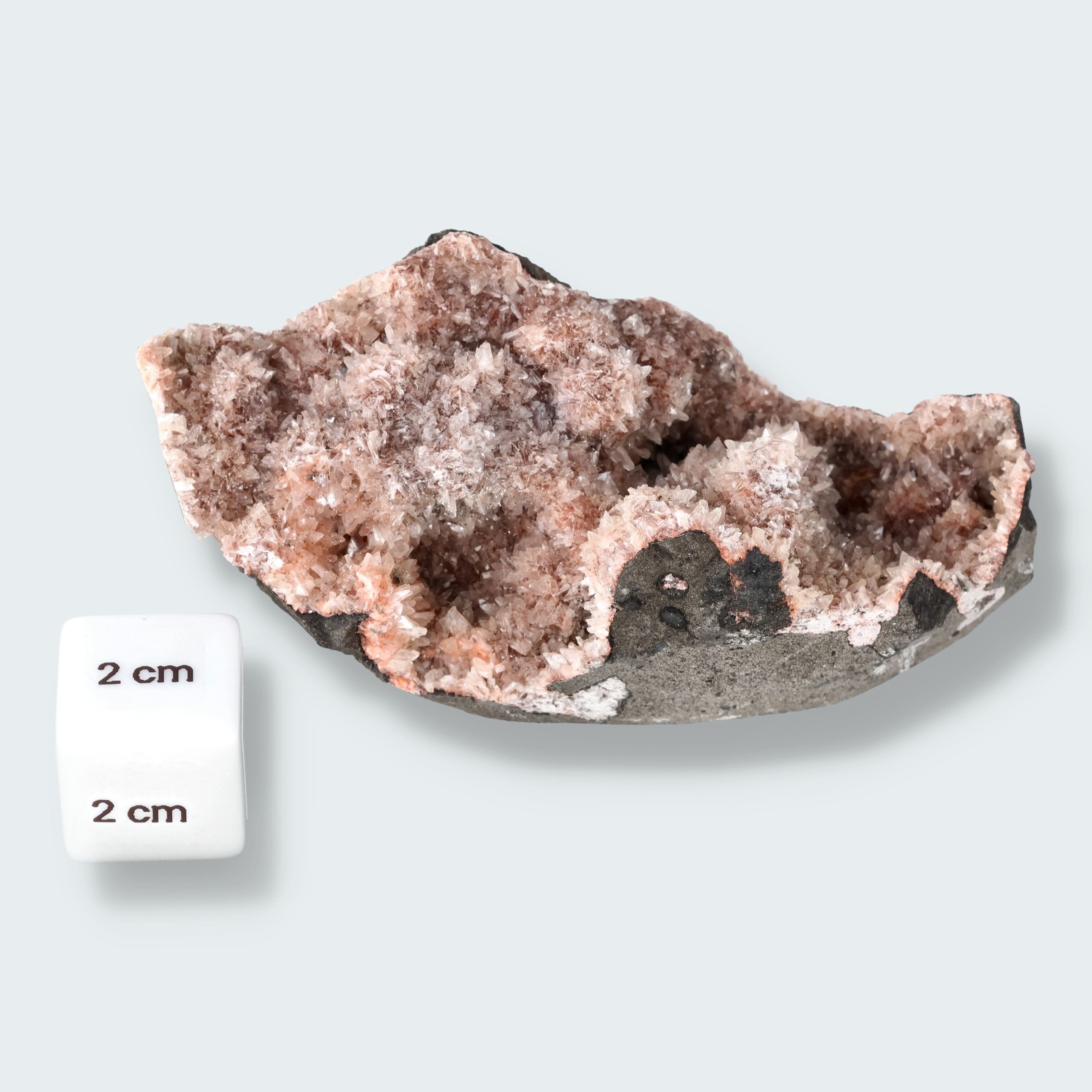 Heulandit Euzeolit Geode mit Stilbit aus Indien (178g) – Ansicht 2