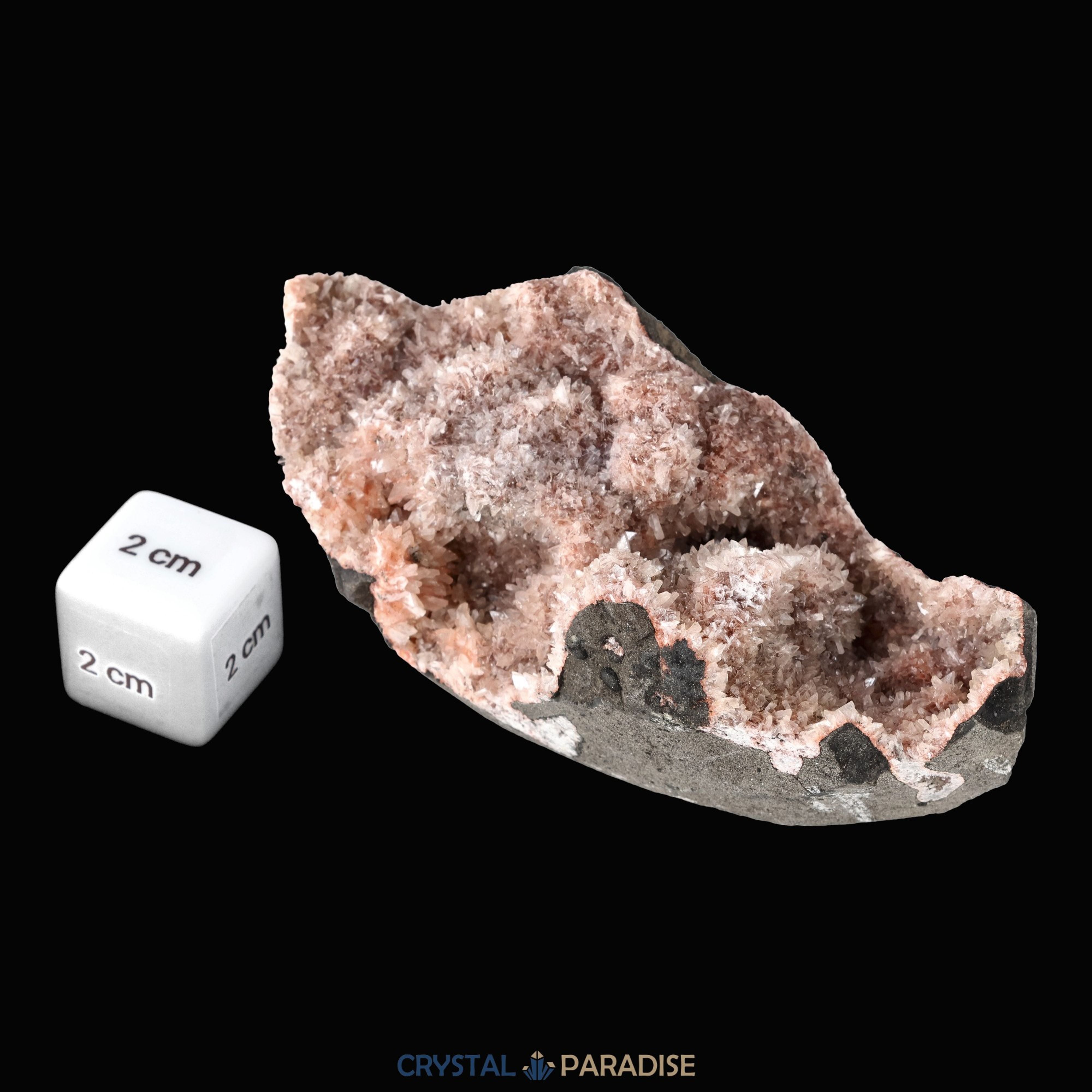 Heulandit Euzeolit Geode mit Stilbit aus Indien (178g) – Ansicht 6