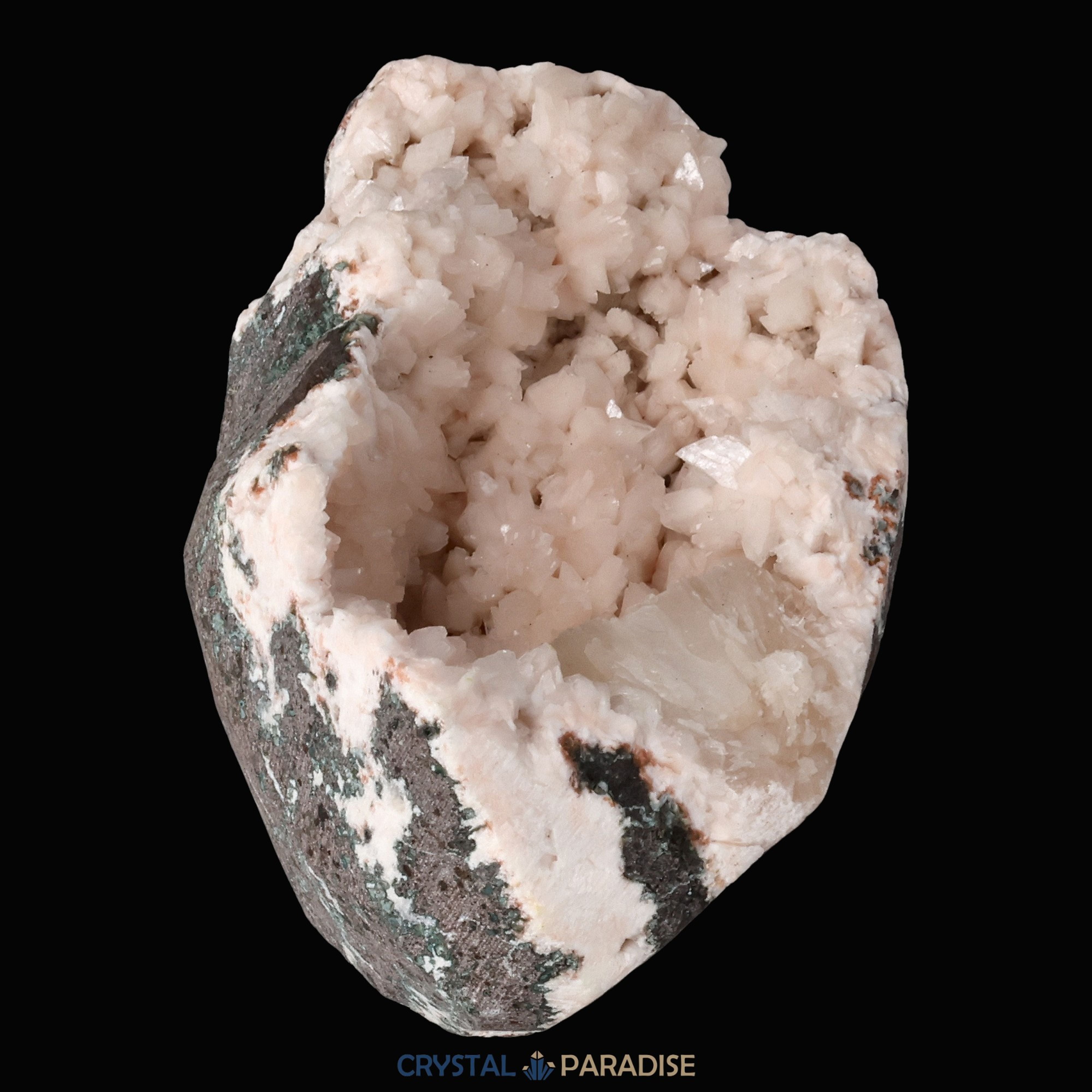 Heulandit Euzeolit Geode mit Stilbit aus Indien (218g) – Ansicht 9
