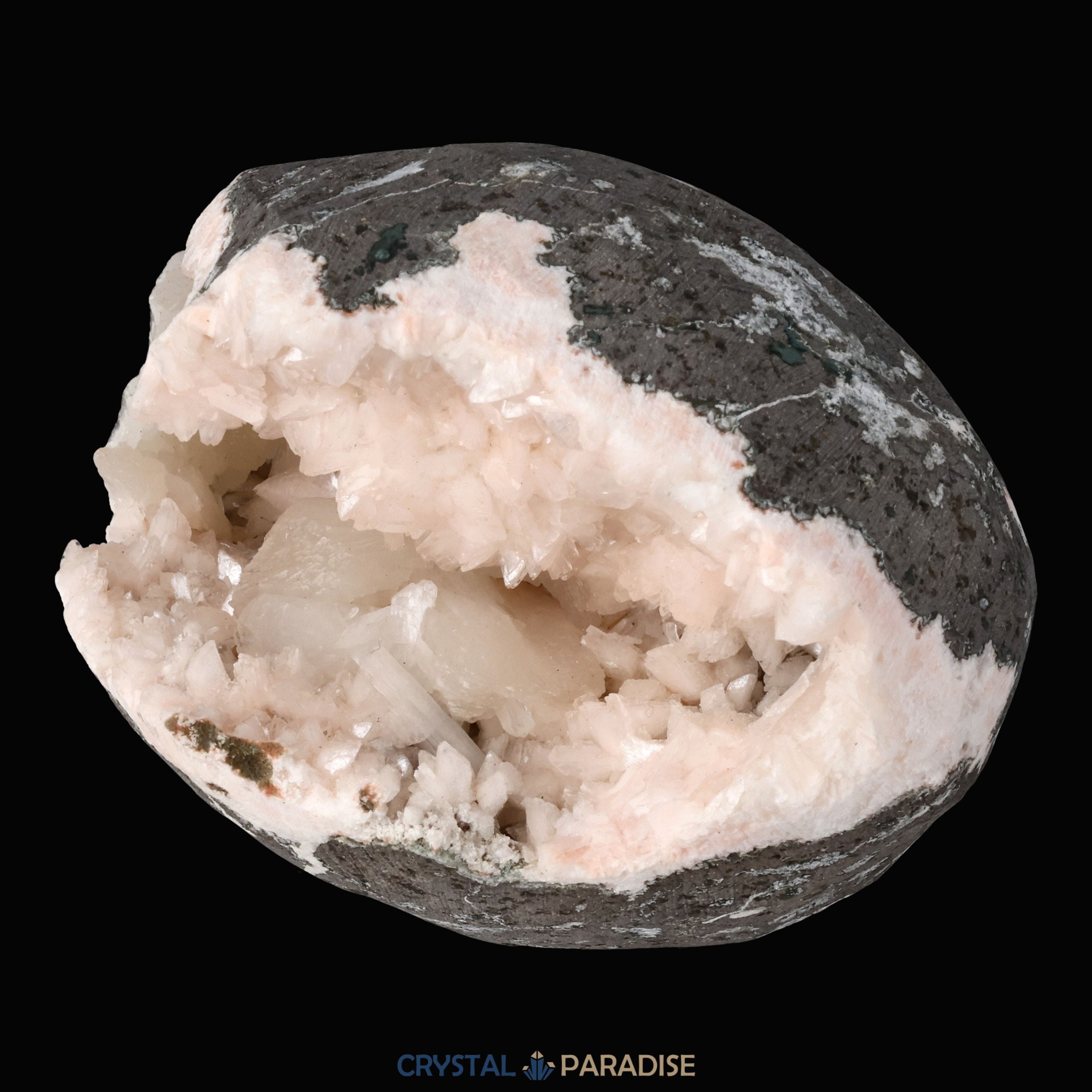 Heulandit Euzeolit Geode mit Stilbit Indien (335g) – Ansicht 5