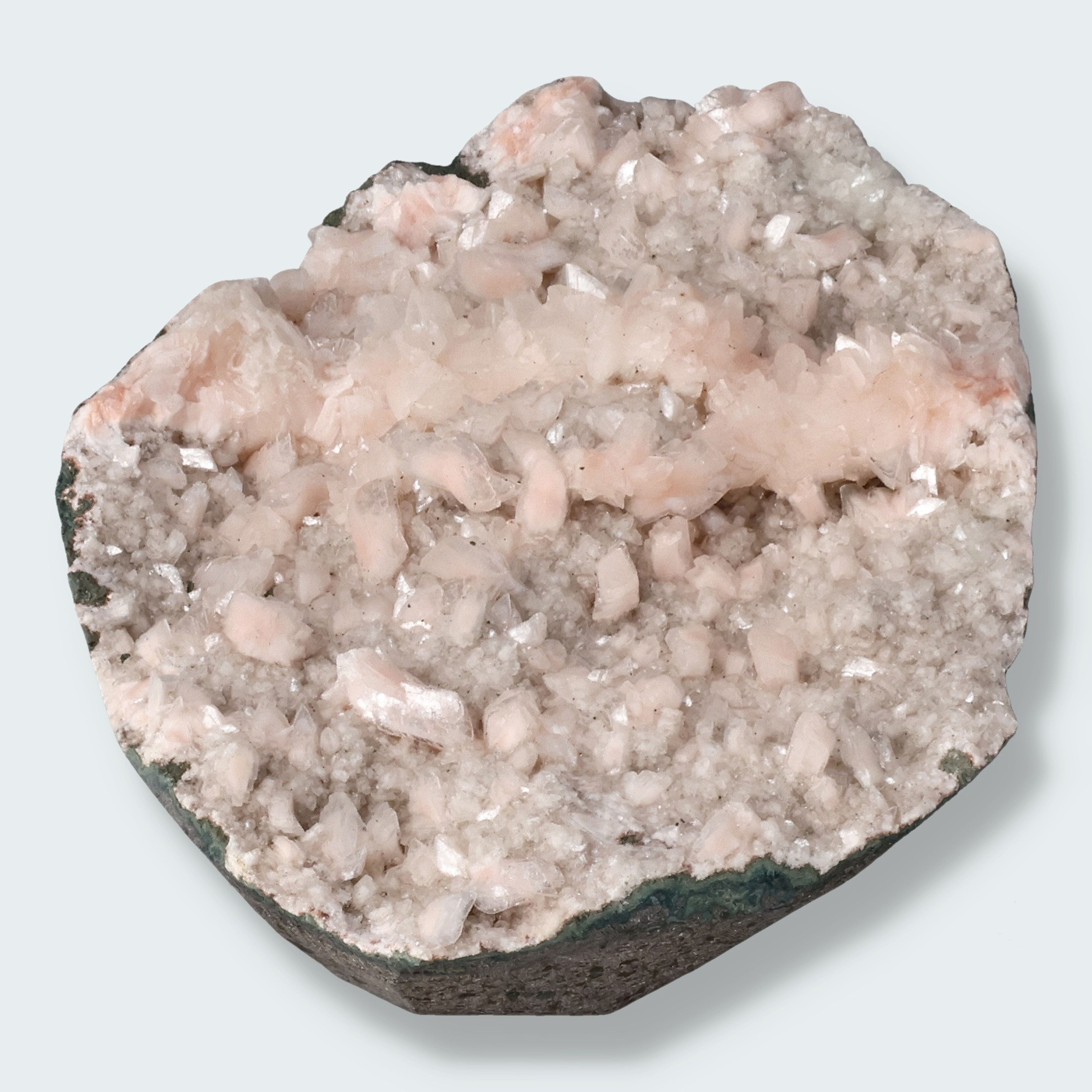 Heulandit Euzeolit Geoden aus Indien (406g) – Ansicht 3