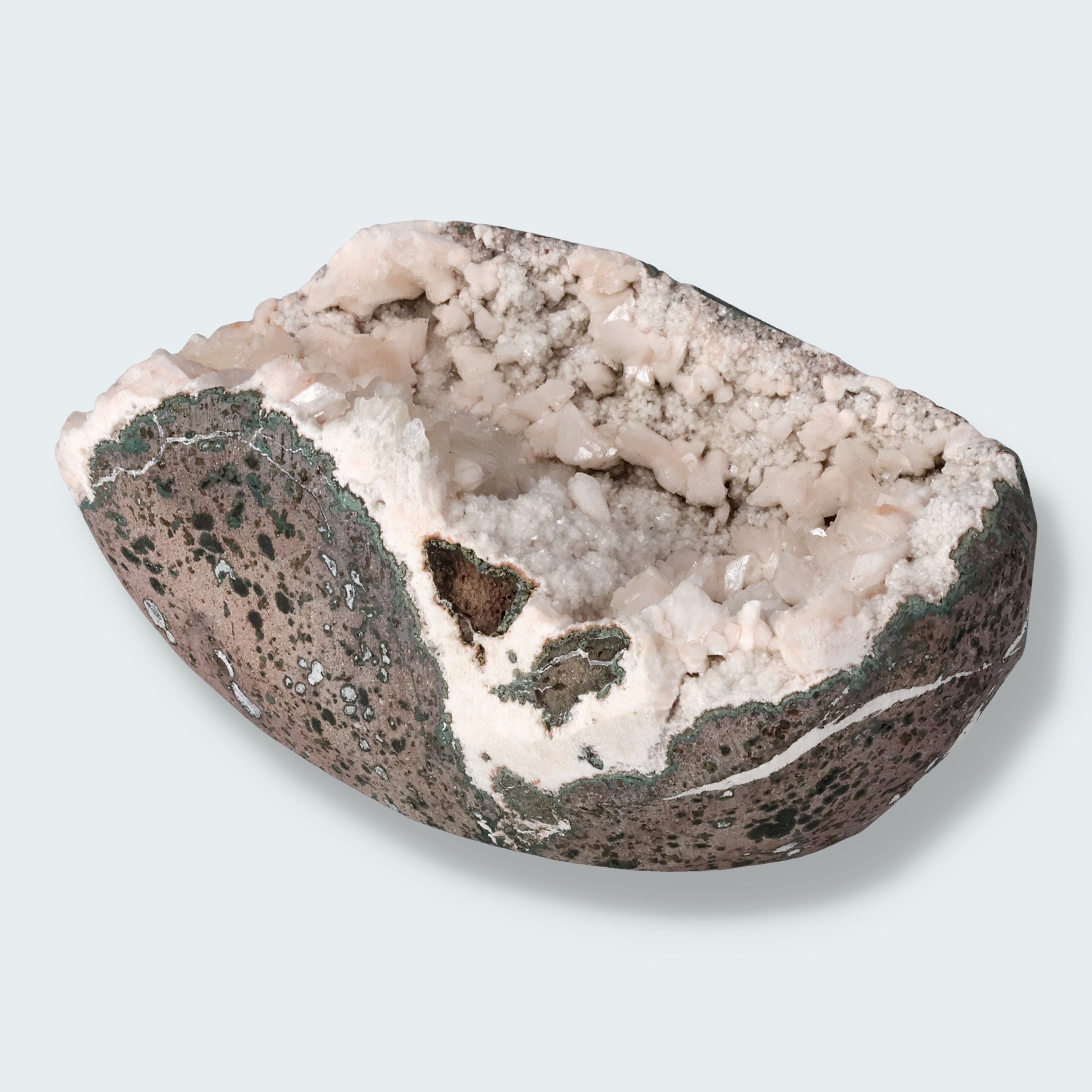 Heulandit Euzeolit Geoden aus Indien (534g) – Ansicht 2
