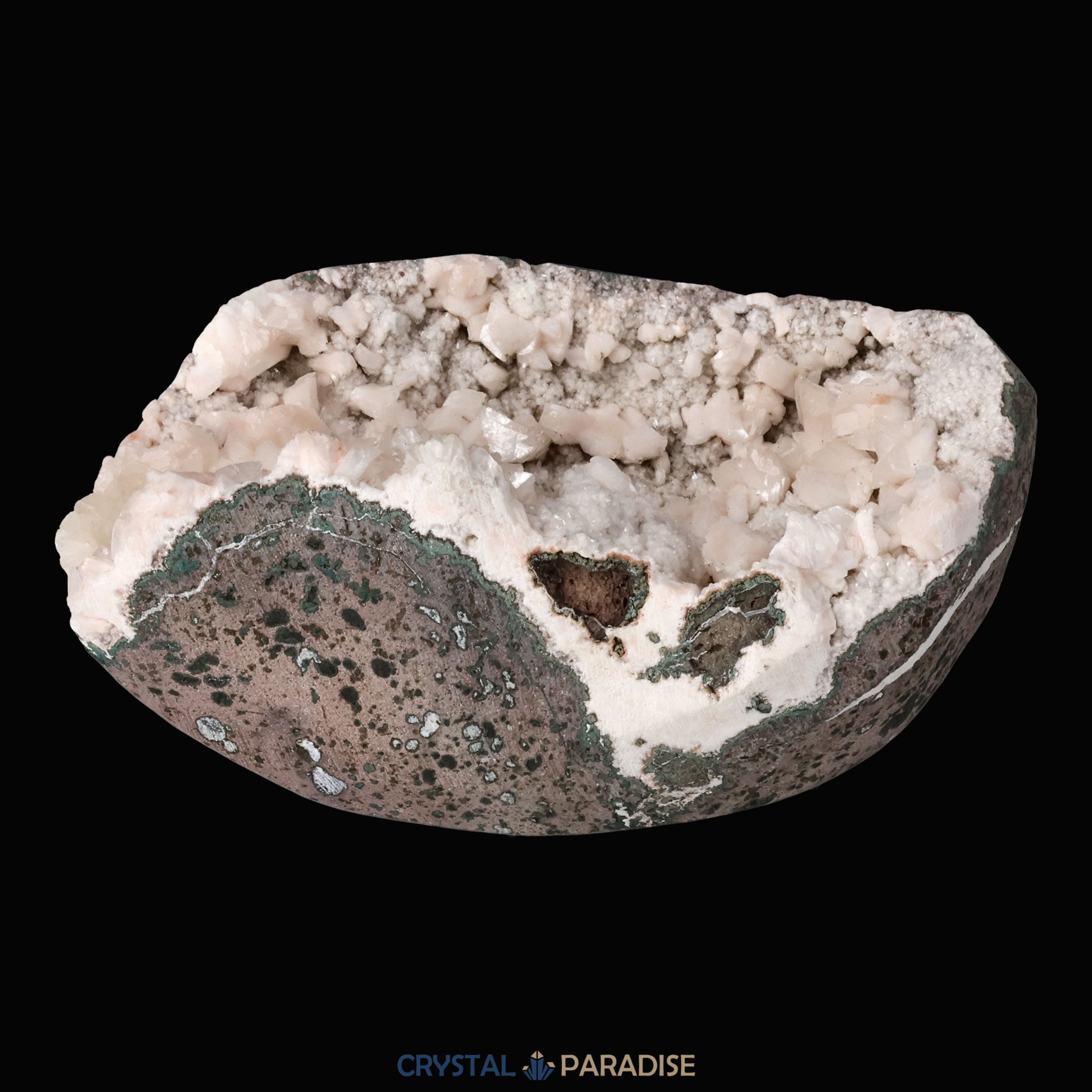 Heulandit Euzeolit Geoden aus Indien (534g) – Ansicht 4