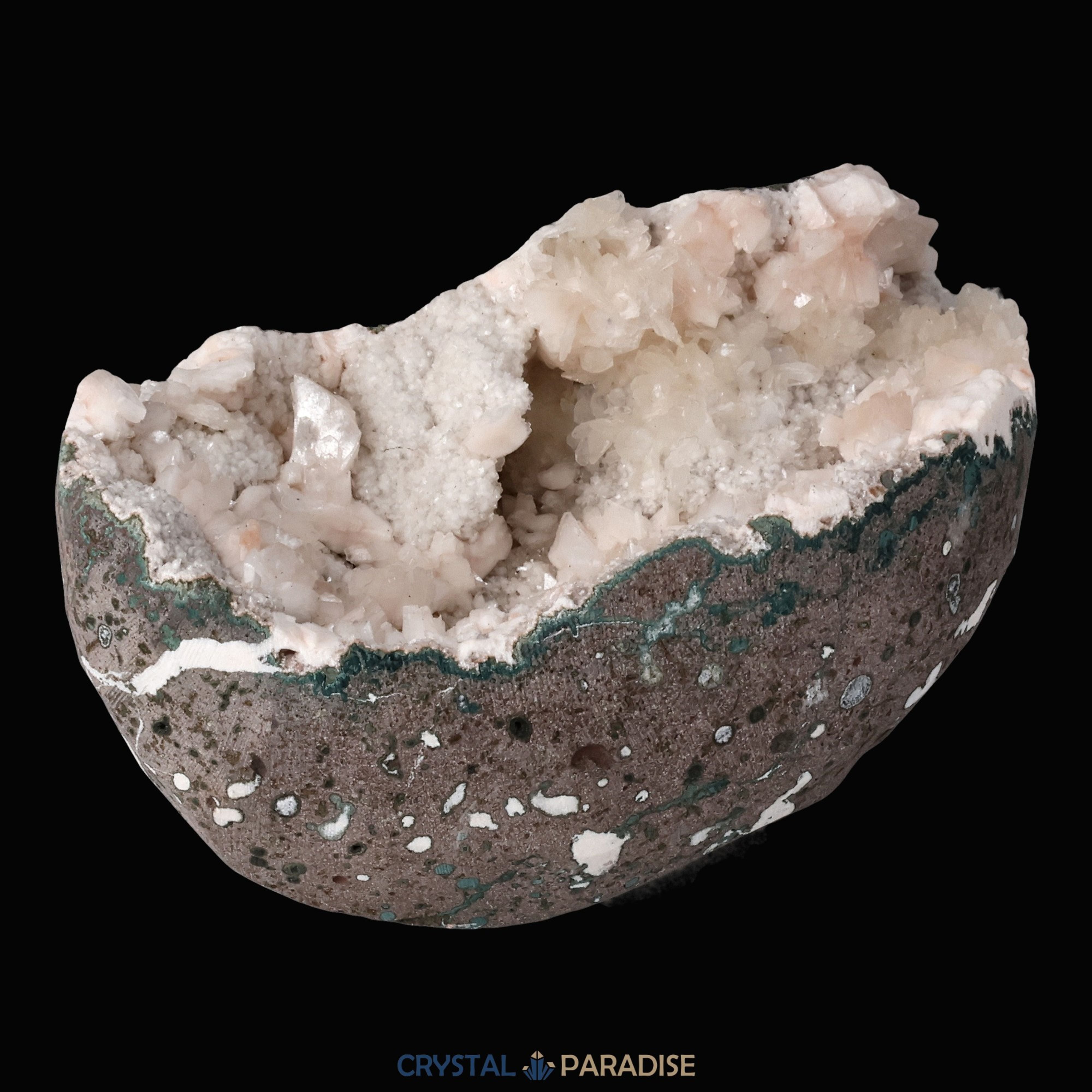 Heulandit Euzeolit Geoden aus Indien (534g) – Ansicht 7
