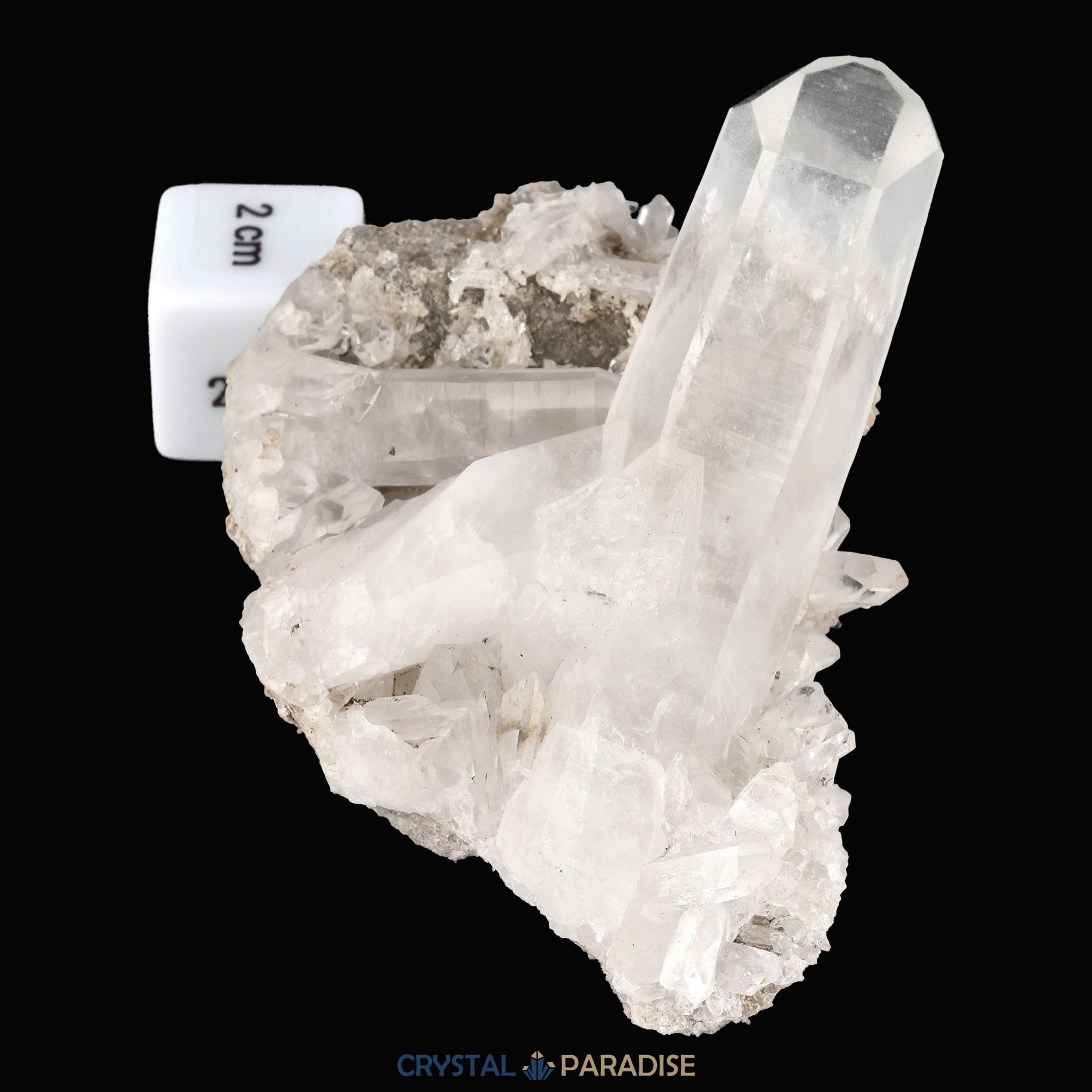 Himalaya Quarz (Bergkristall) aus dem Skardu Tal in Pakistan (190g) – Ansicht 7