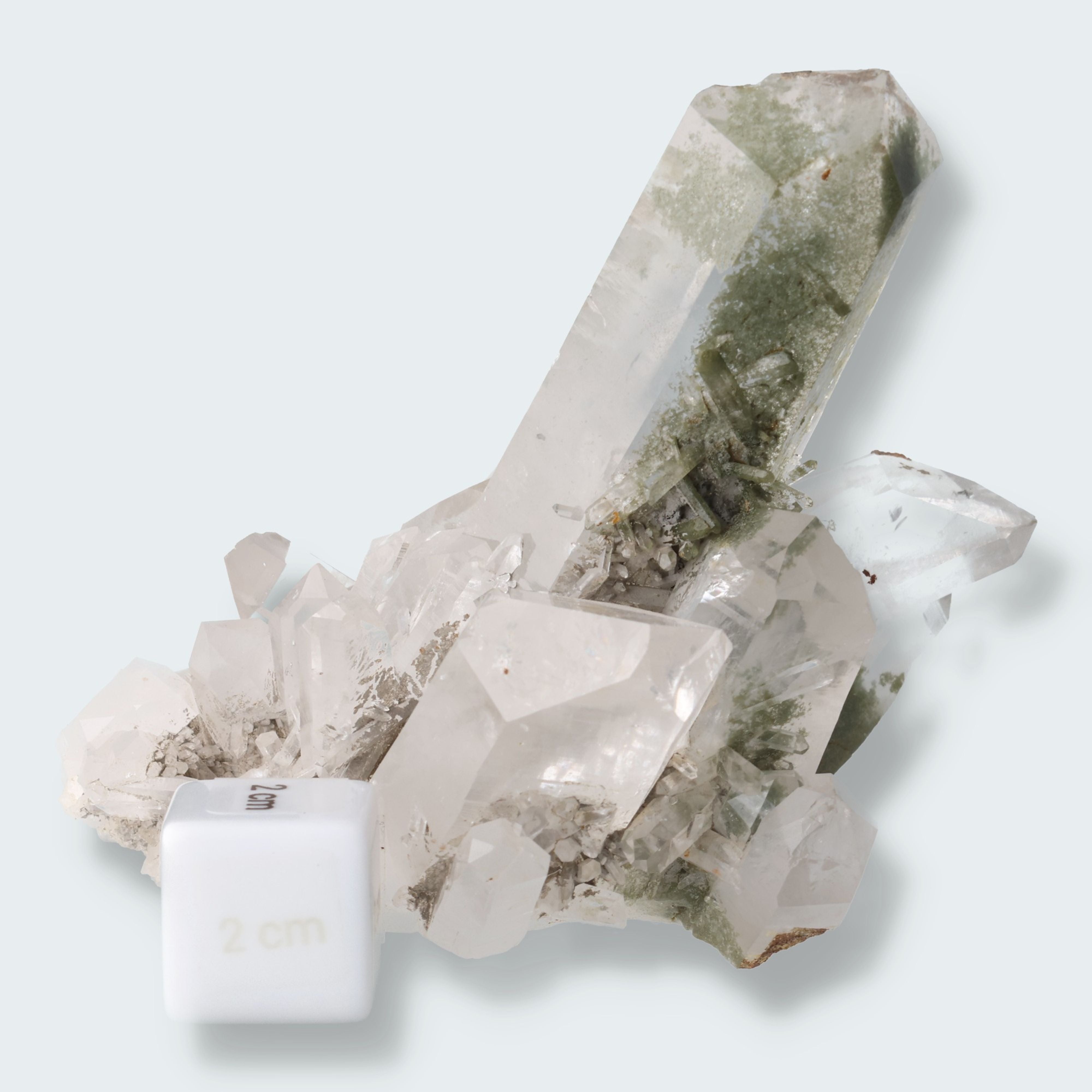 Himalaya Quarz mit Chlorit-Phantom aus Pakistan (387g) – Ansicht 3