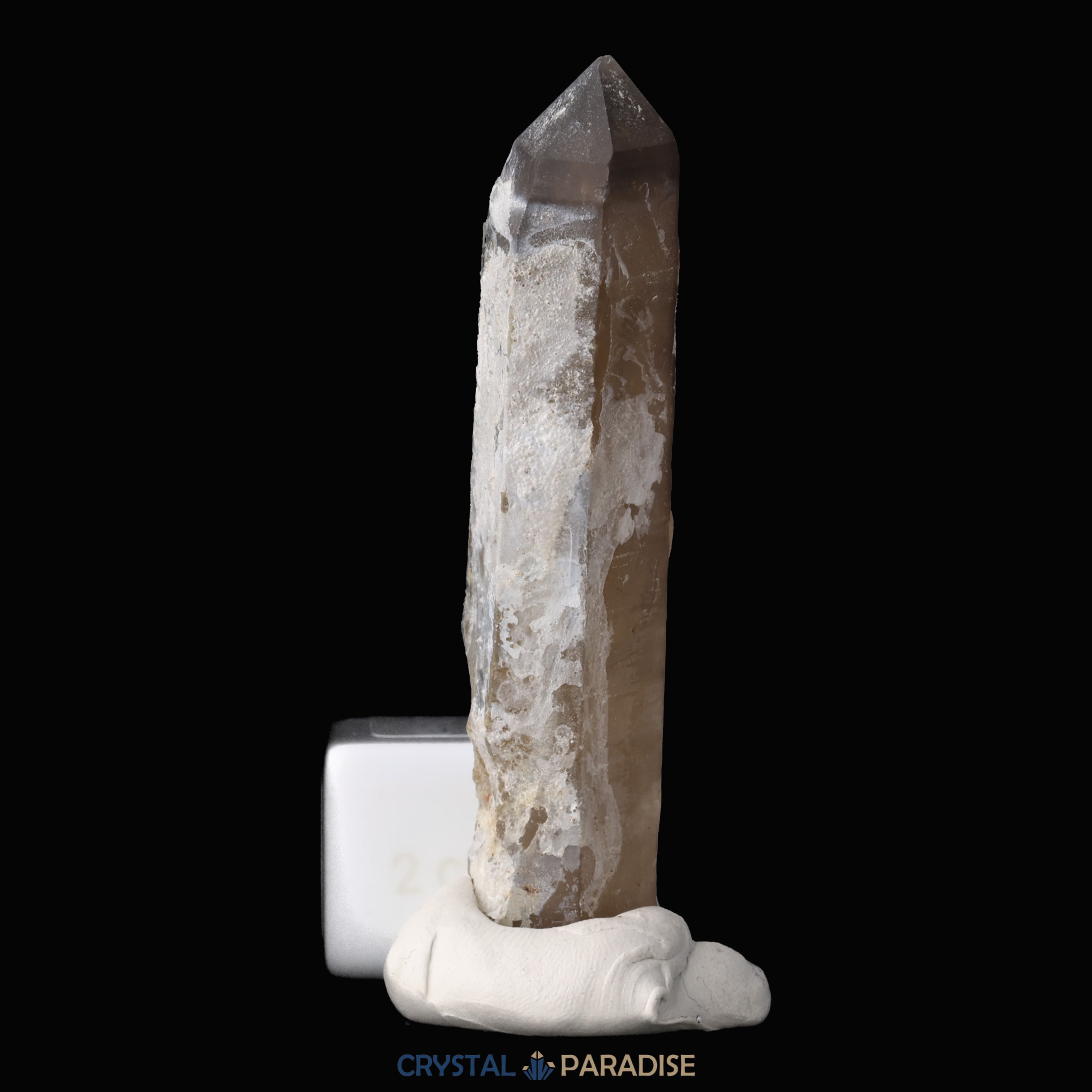 Hyalith (UV Reaktiv) und Rauchquarz aus Namibia (31g) – Ansicht 8