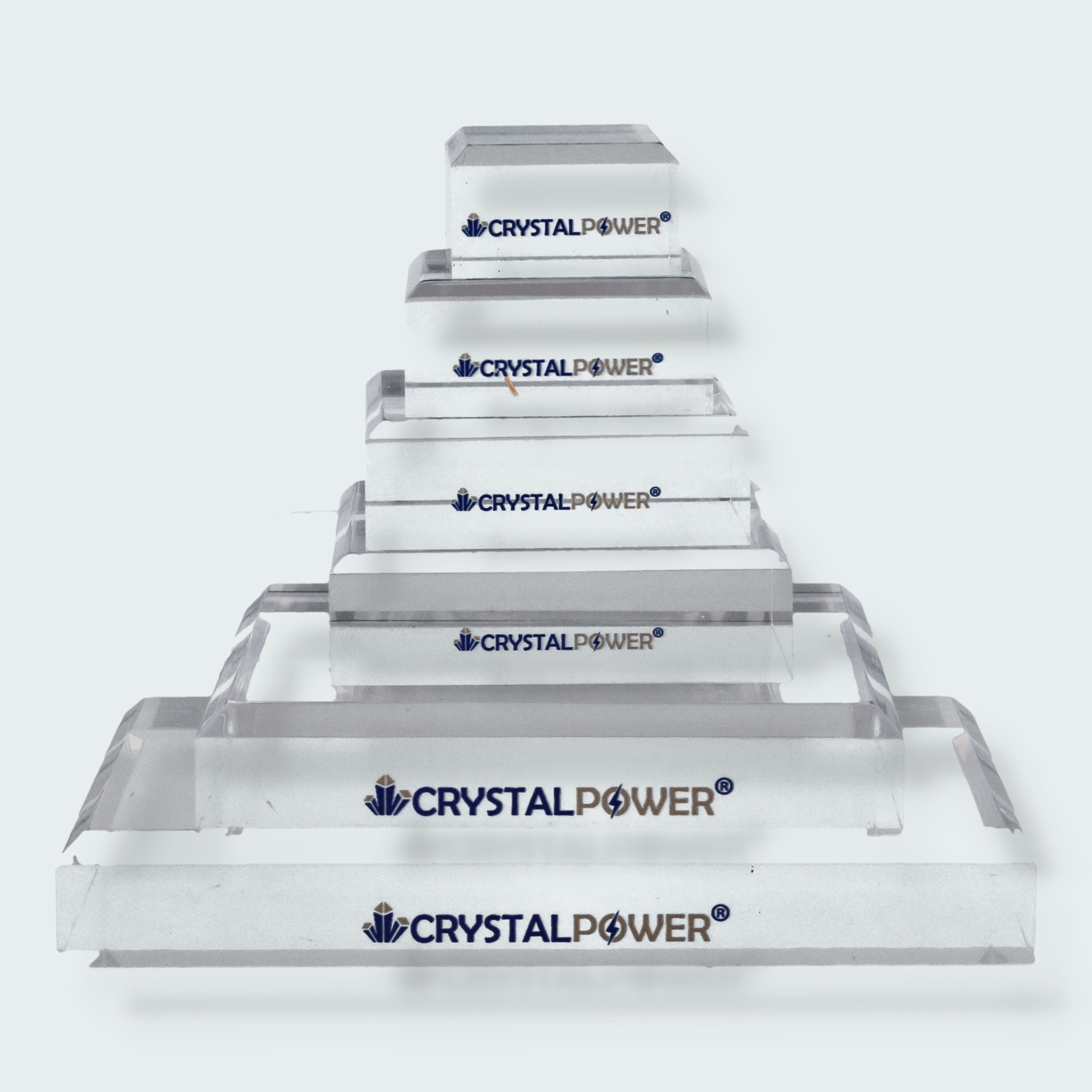 Klarer Acryl Blöcke "crystalpower®" für Vitrine – Ansicht 2