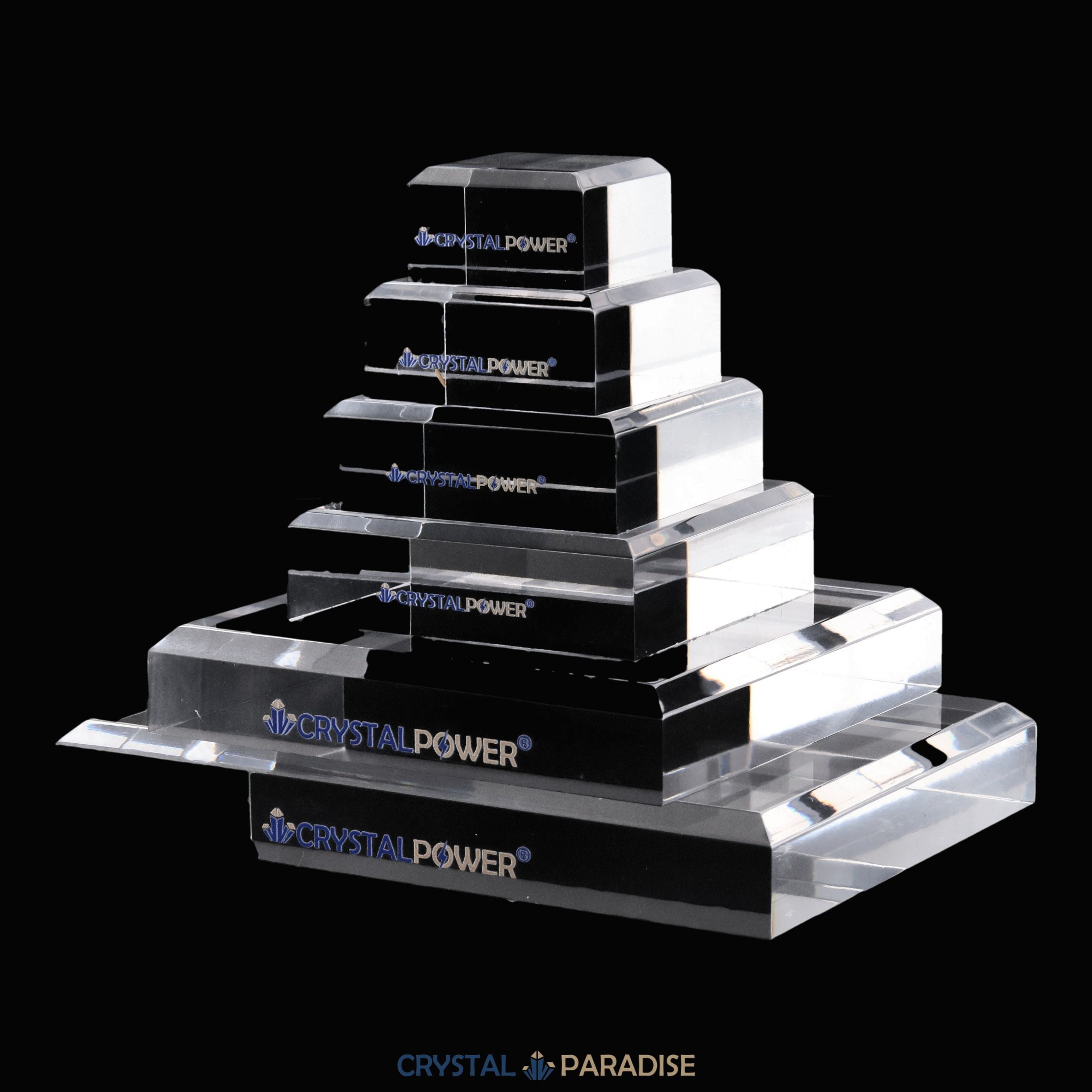 Klarer Acryl Blöcke "crystalpower®" für Vitrine – Ansicht 6