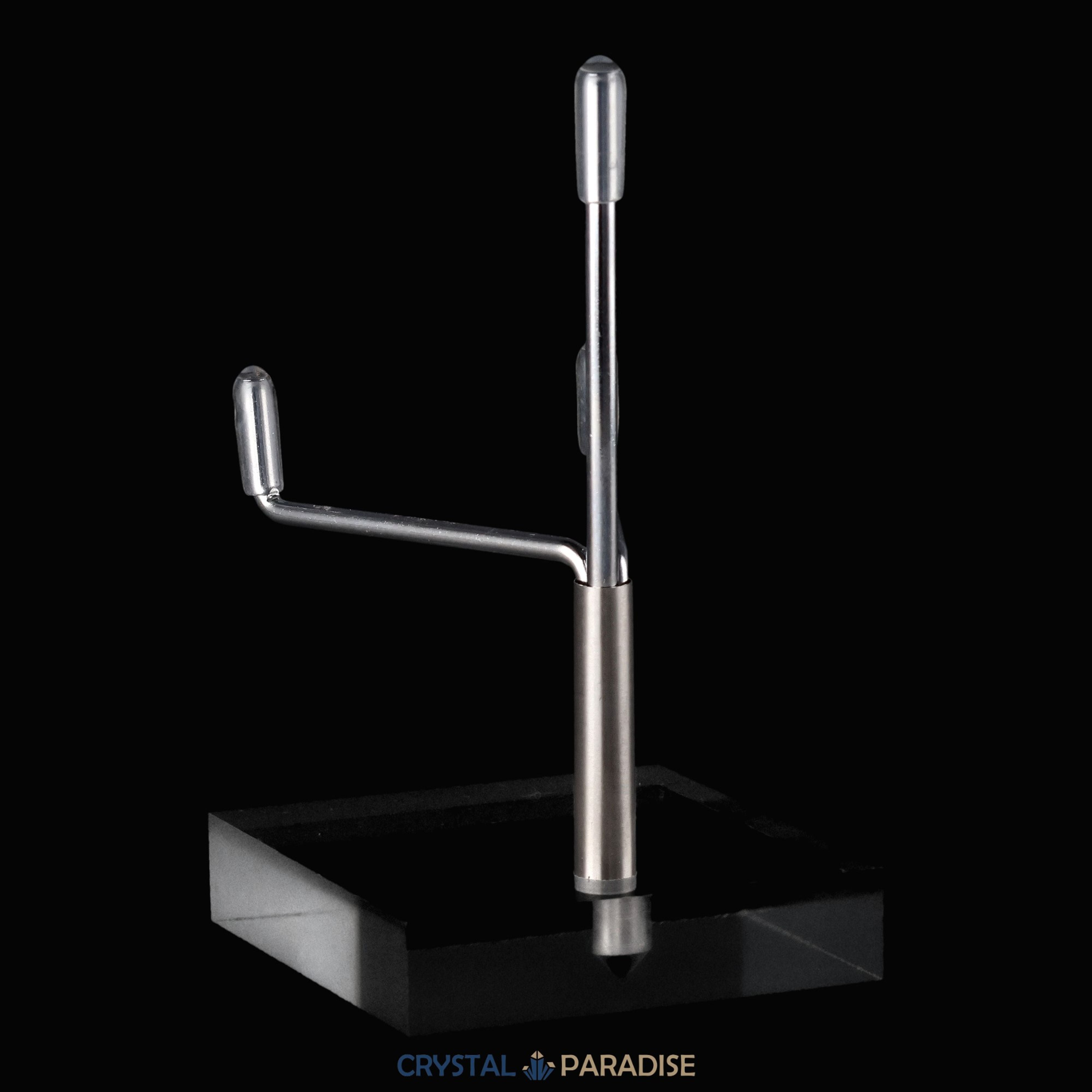 Klarer Acryl Displayständer quadratisch mit Metallarmen – Ansicht 7