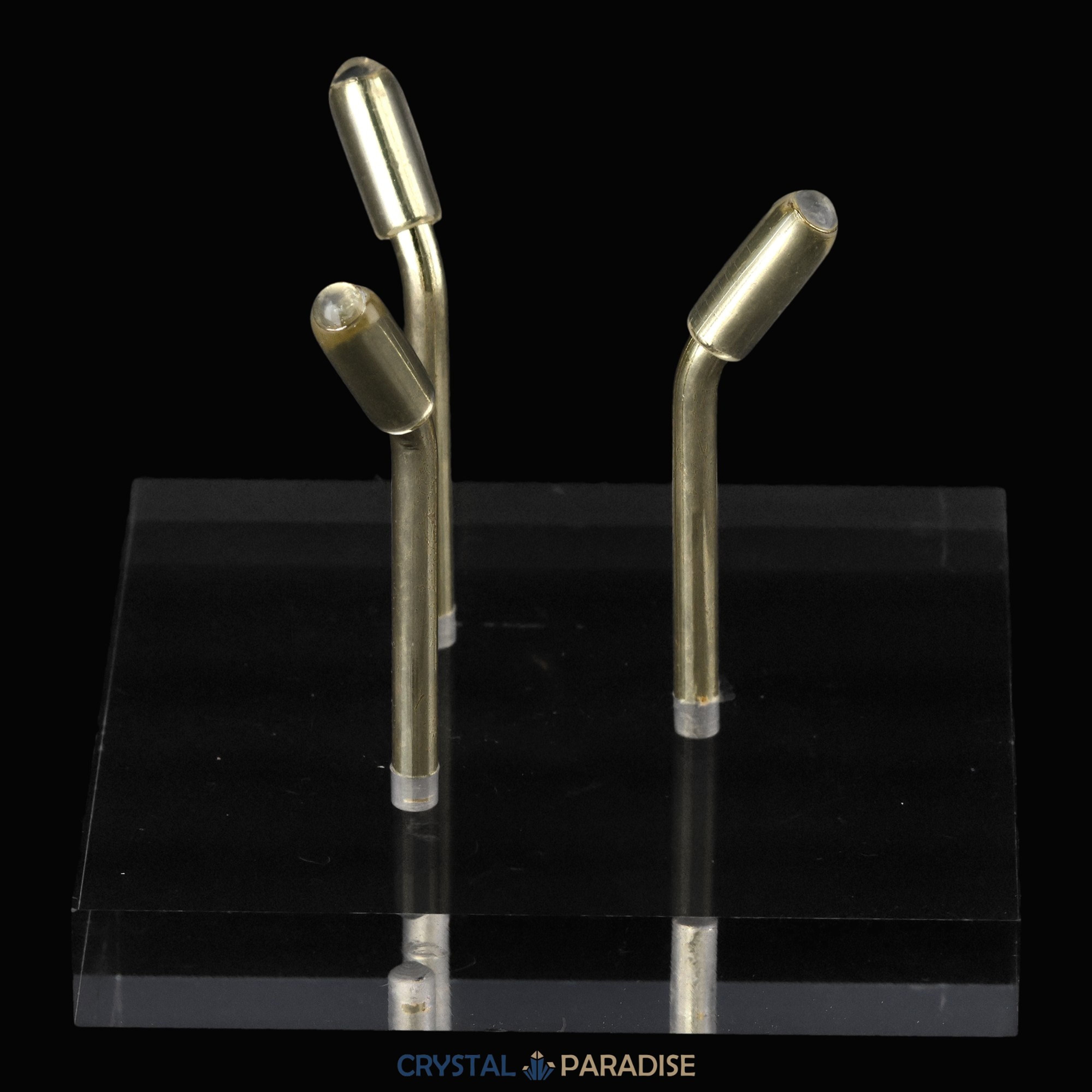 Klarer Acryl Kugelhalter mit Metallarmen – Ansicht 6