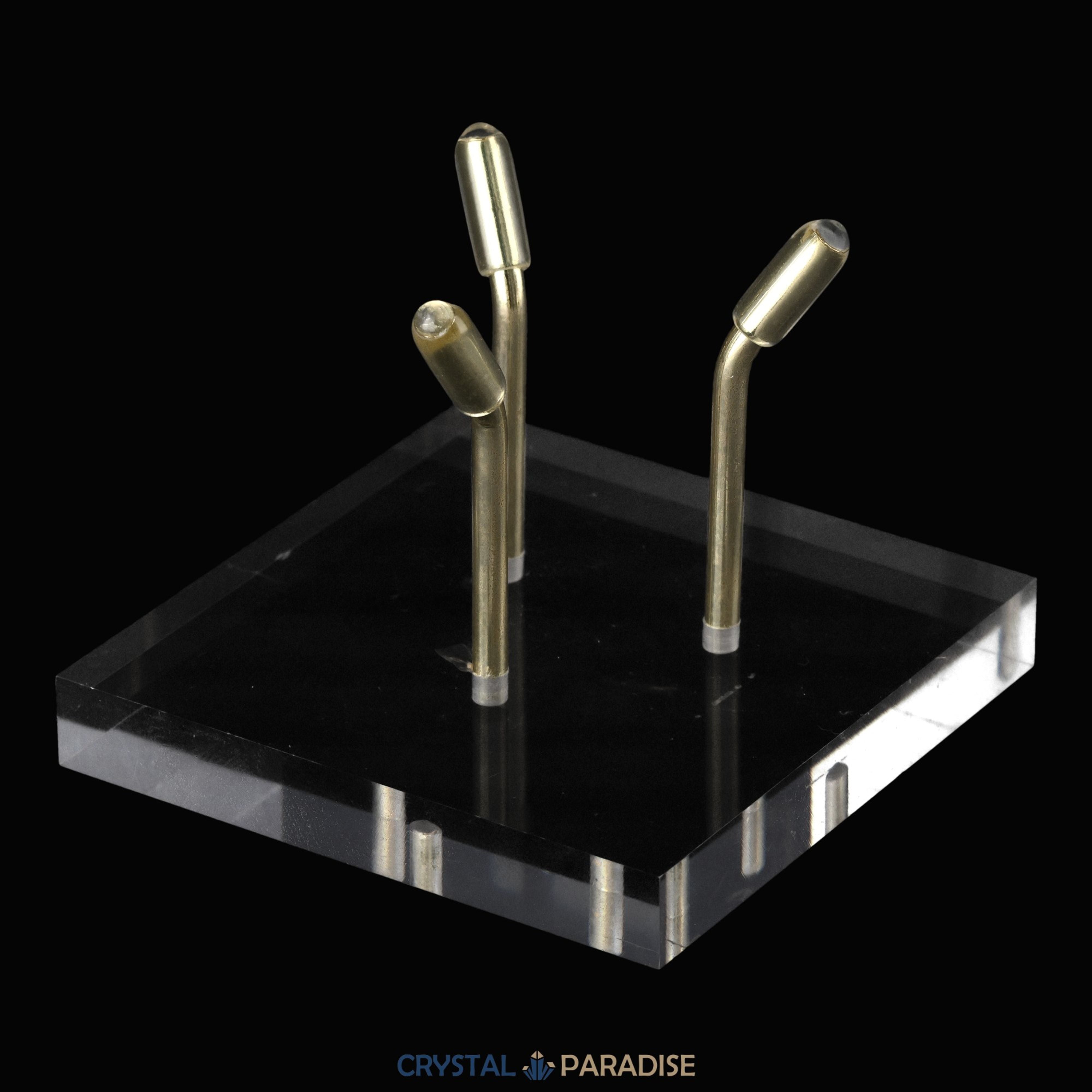 Klarer Acryl Kugelhalter mit Metallarmen – Ansicht 8