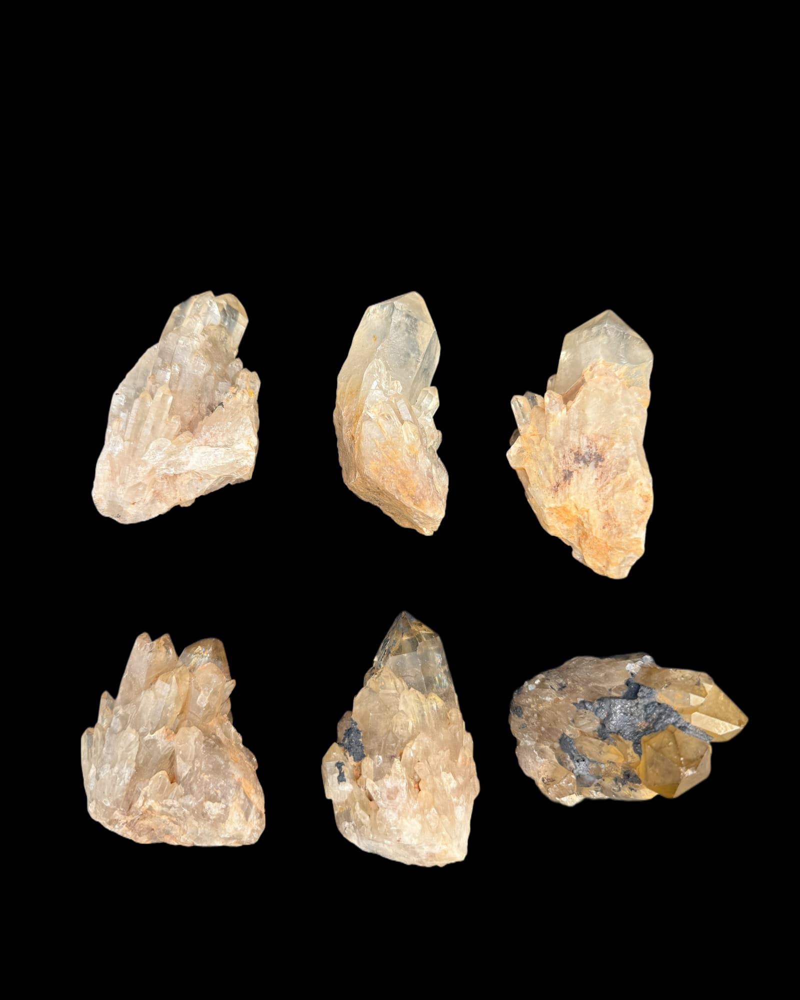 Citrin mini Cluster aus Kunduluni, Kongo - nicht wärmebehandelt - crystal paradise