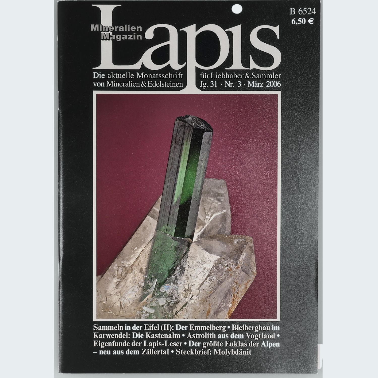 Lapis Mineralien Magazin Jahrgang 2006 Jg. 31 Ansicht 3 Fachzeitschrift Mineralogie