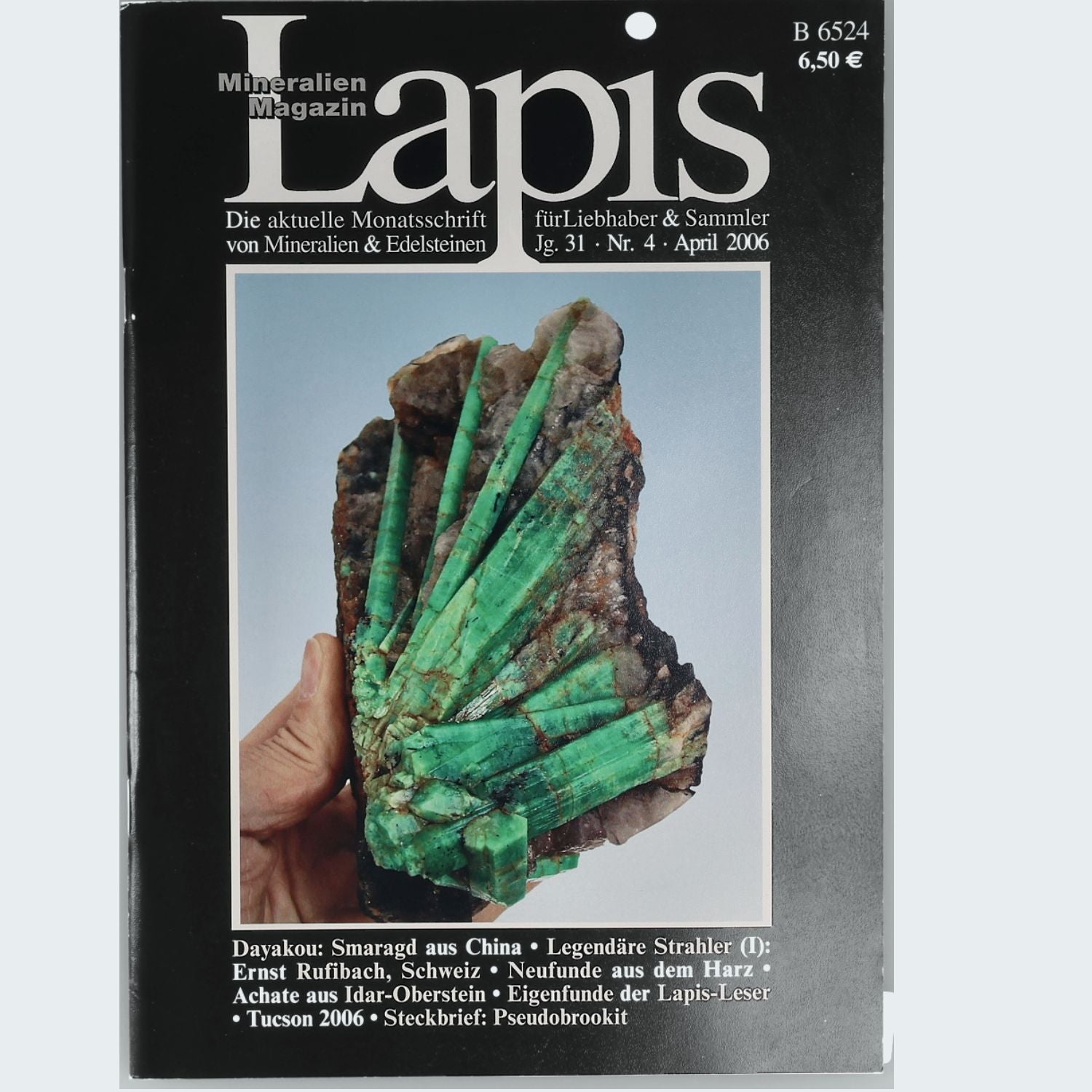 Lapis Mineralien Magazin Jahrgang 2006 Jg. 31 Fachzeitschrift Mineralogie Sammler