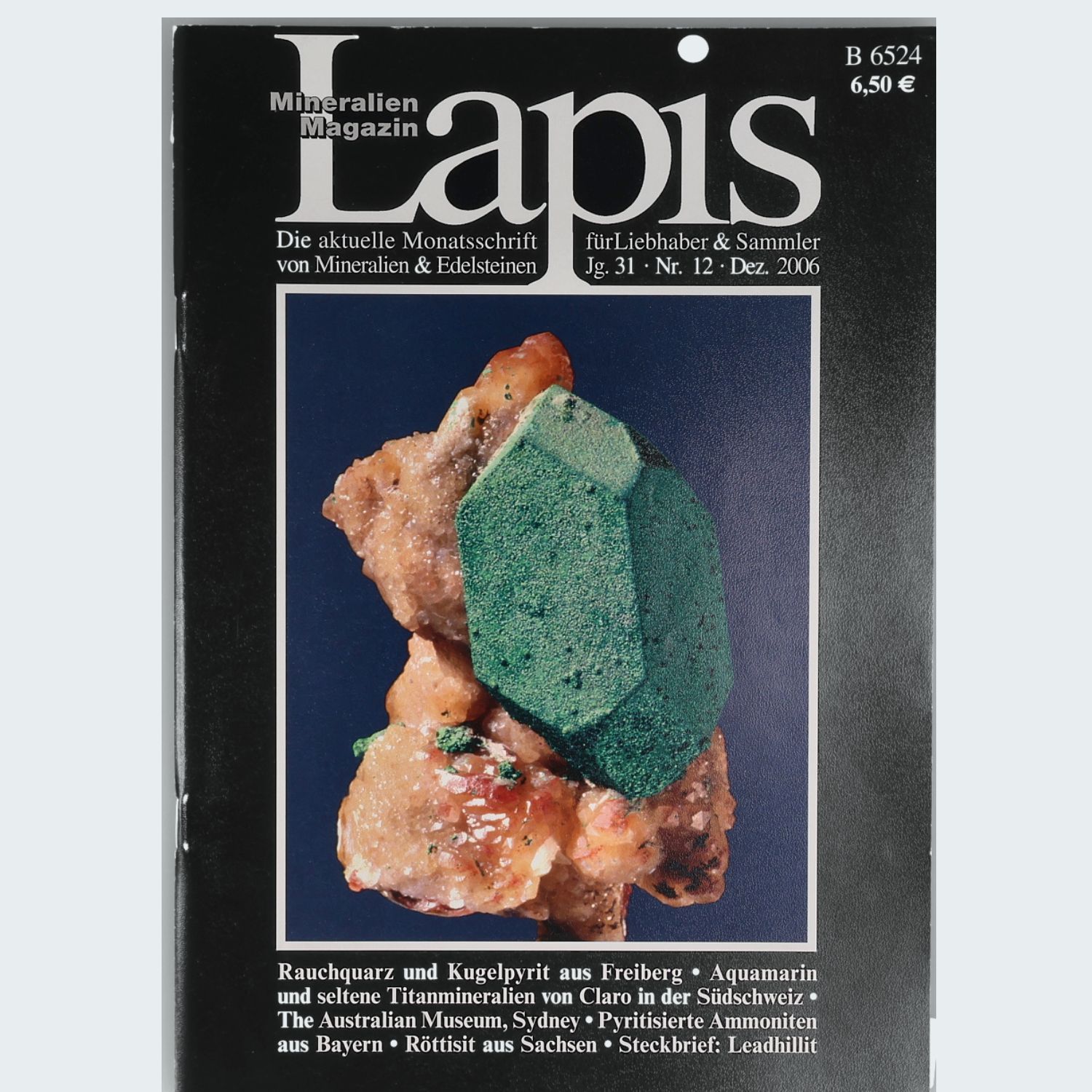 Lapis Magazin Jahrgang 2006 31 Mineralogie Fachzeitschrift gebraucht
