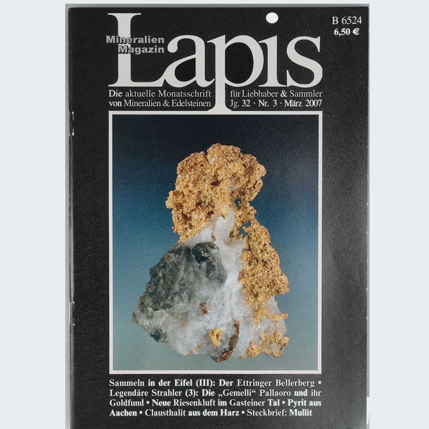 Lapis Mineralien Magazin Jahrgang 2007 Jg 32 Fachzeitschrift Mineralogie Sammler