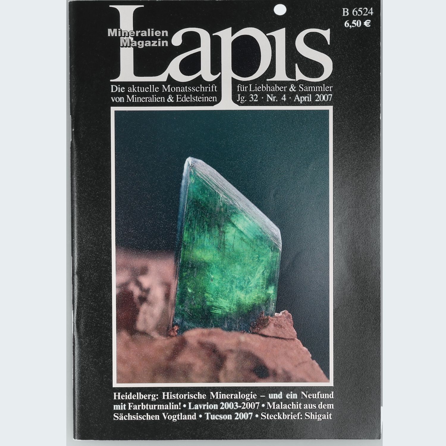Lapis Magazin Jahrgang 2007 Mineralien Fachzeitschrift gebraucht Sammler