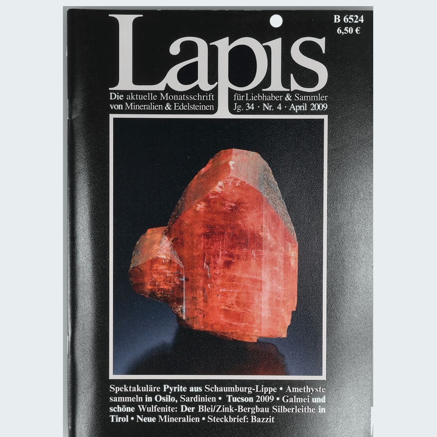 Lapis Mineralien Magazin Jahrgang 2009 Jg. 34 Fachzeitschrift Mineralogie