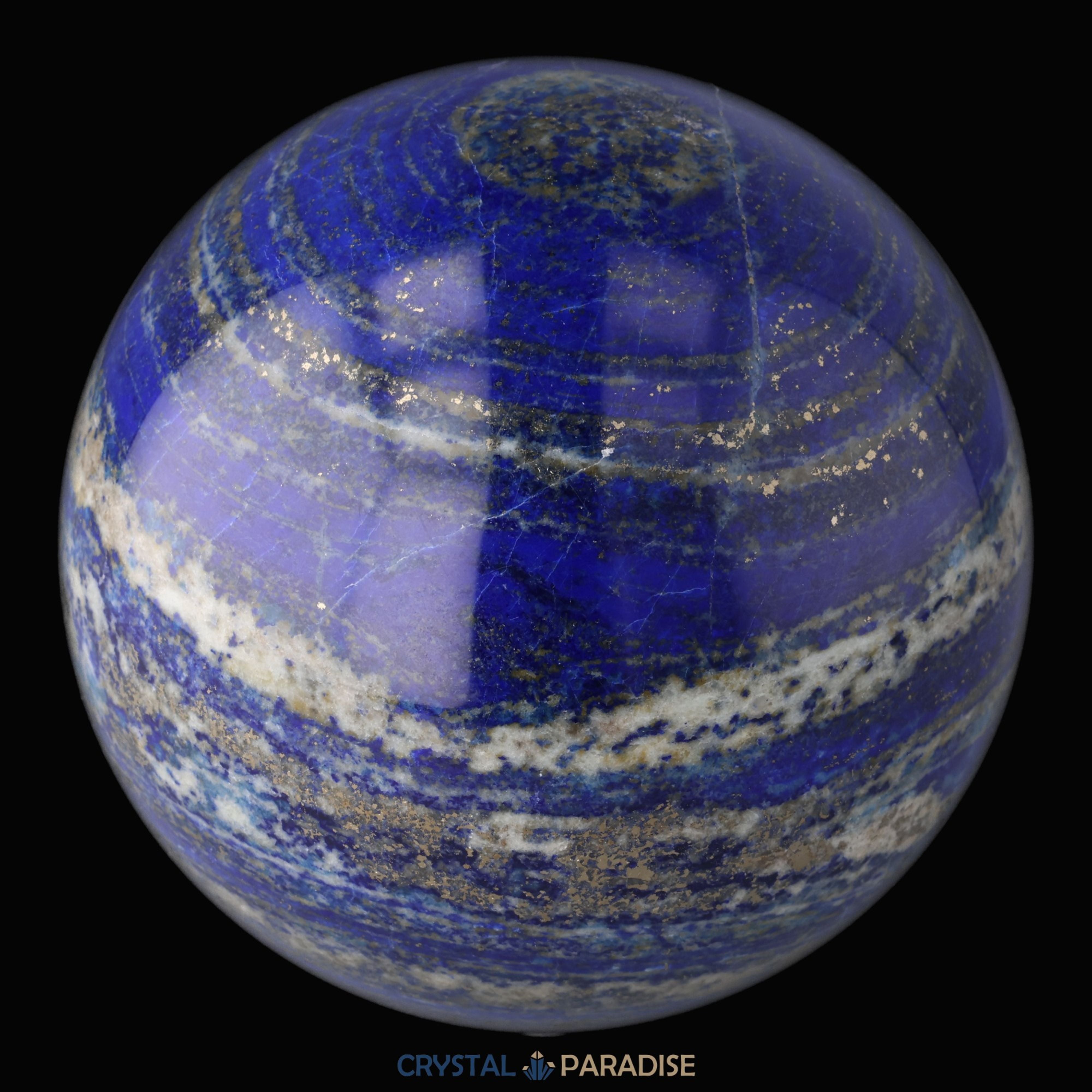 Lapis Lazuli Kugel poliert aus Afghansitan – Ansicht 9