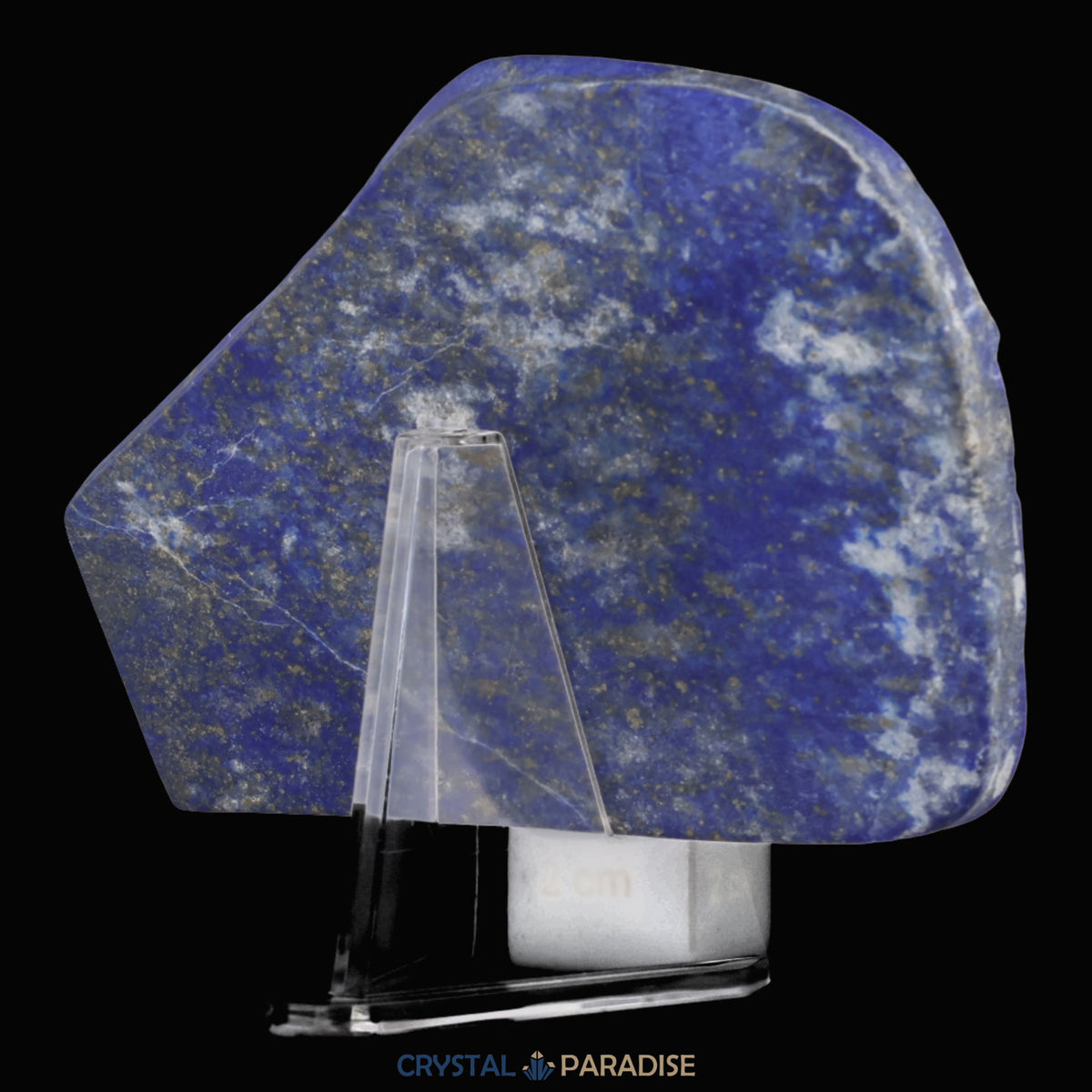 Lapis Lazuli Scheibe poliert aus Afghanistan (121g) – Ansicht 6