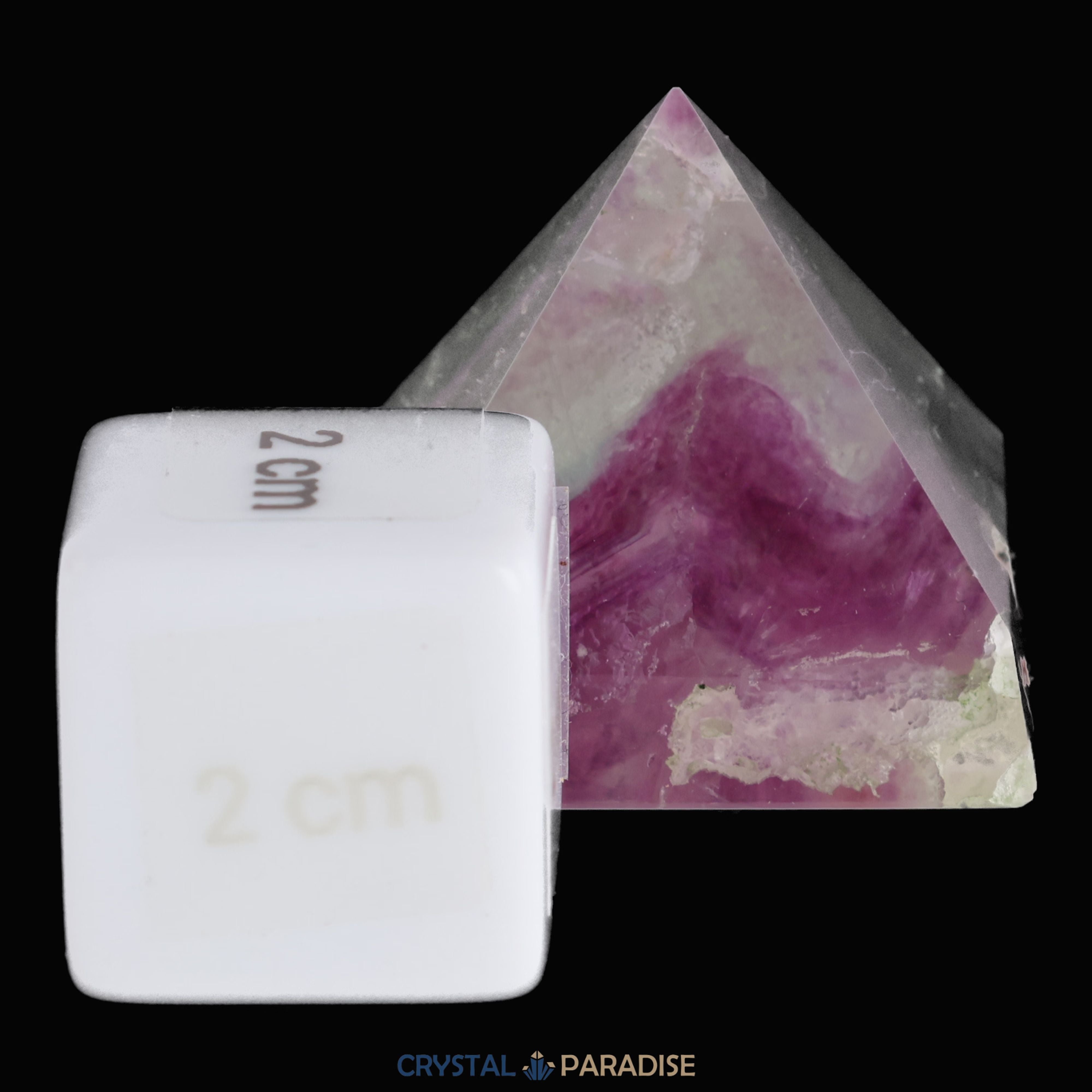 Mini Grüne Fluorit Pyramide (3 cm) – Ansicht 7