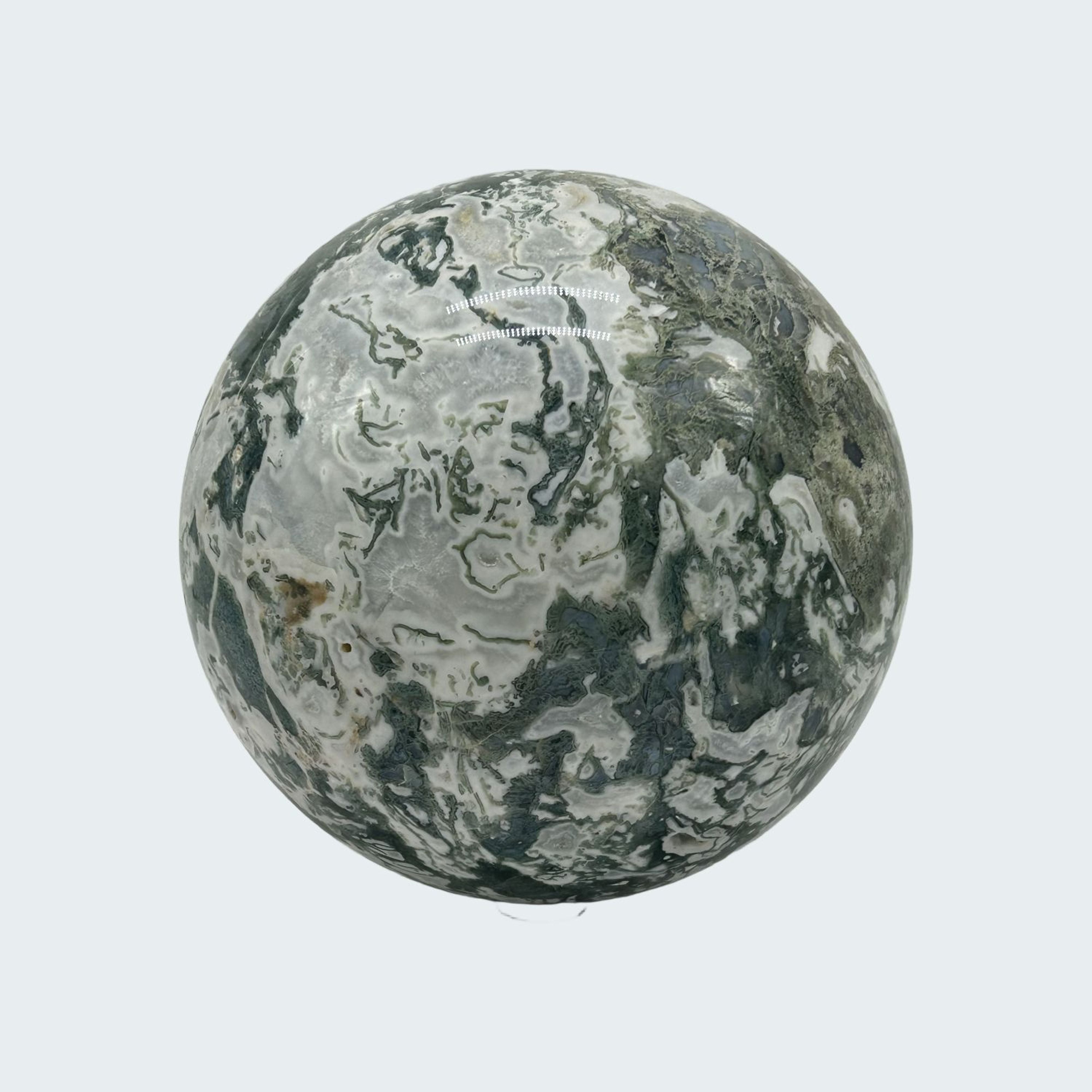 Moosachat Kugel 22cm – Ansicht 2