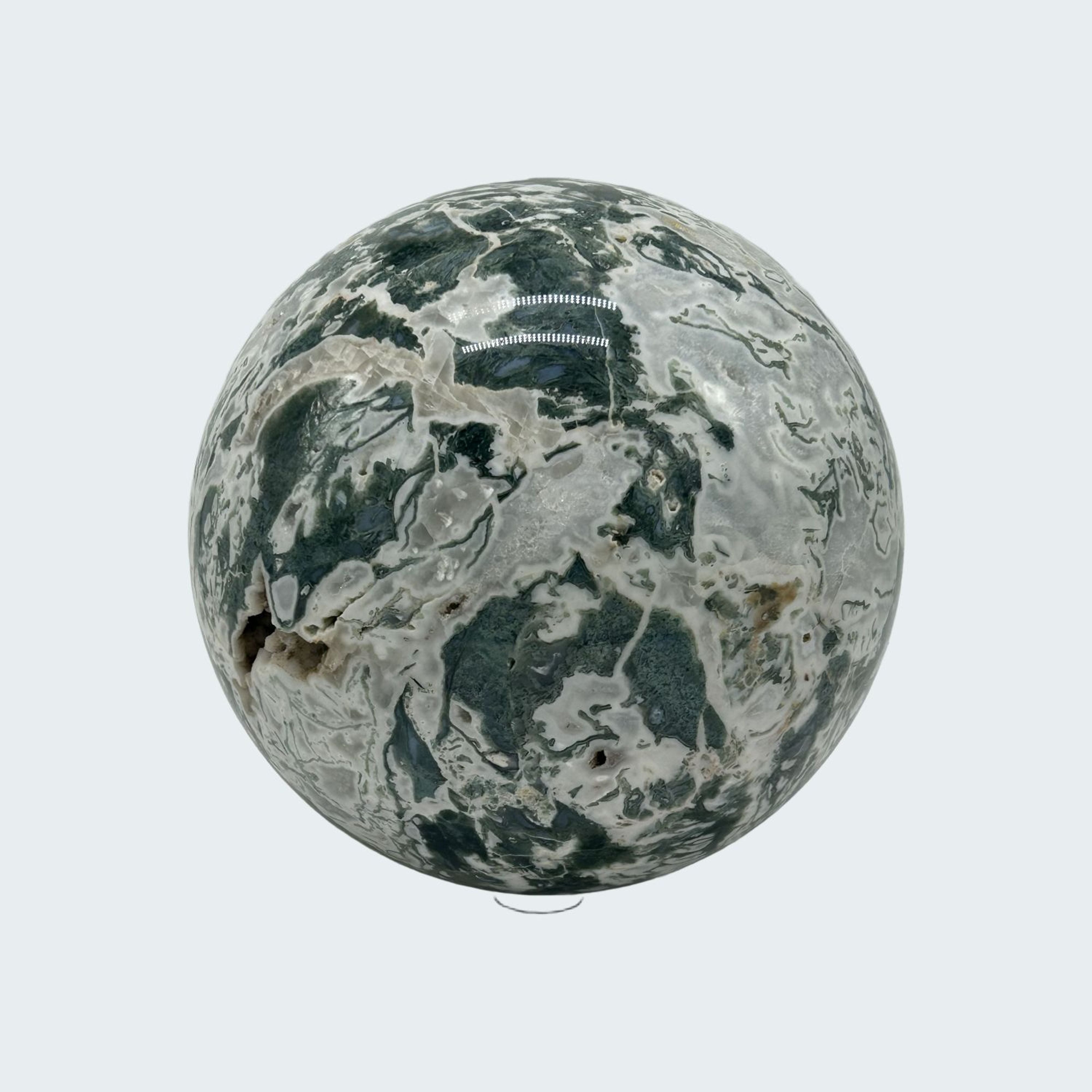 Moosachat Kugel 22cm – Ansicht 4