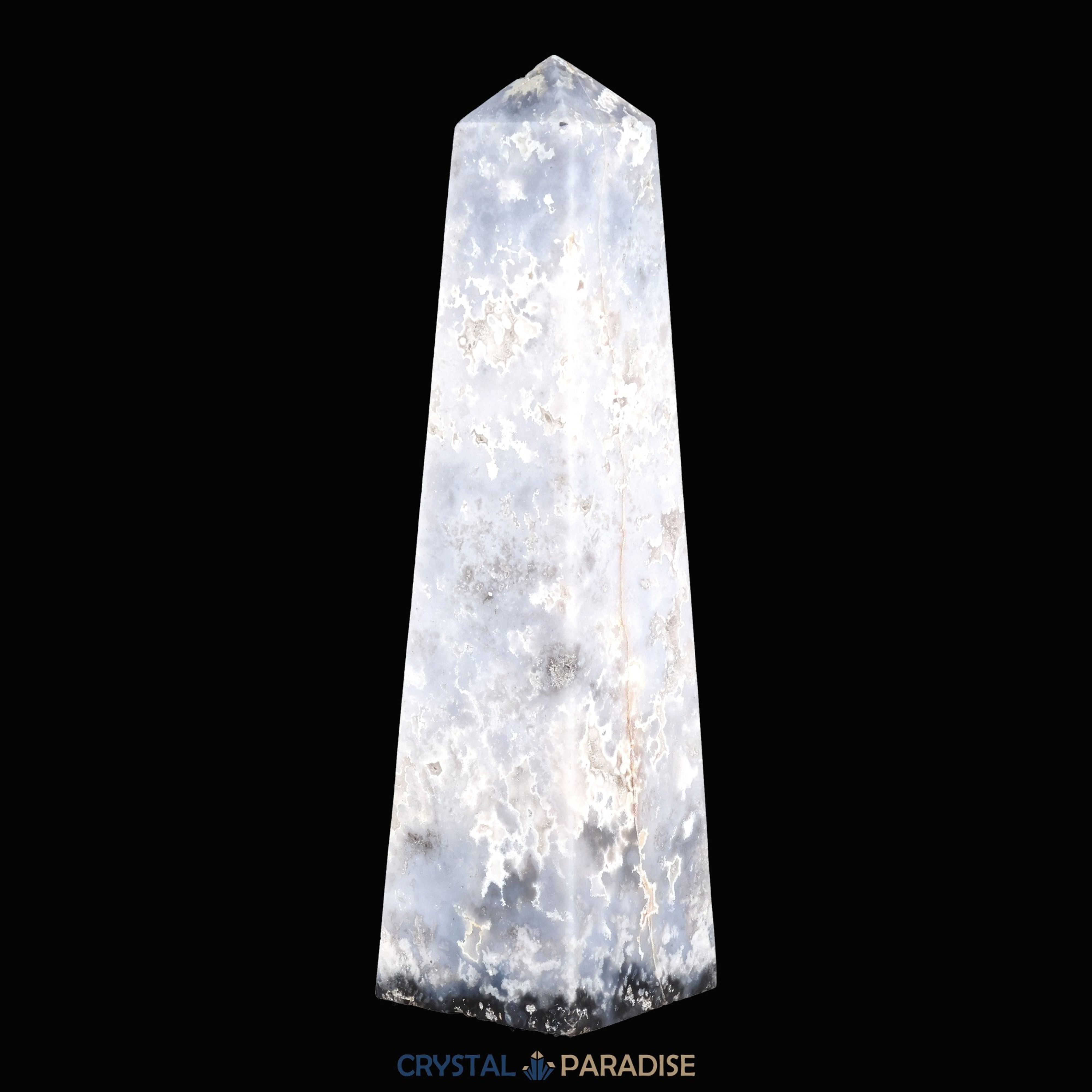 Obelisk aus Blue Pacific Achat (250-350g) – Ansicht 5