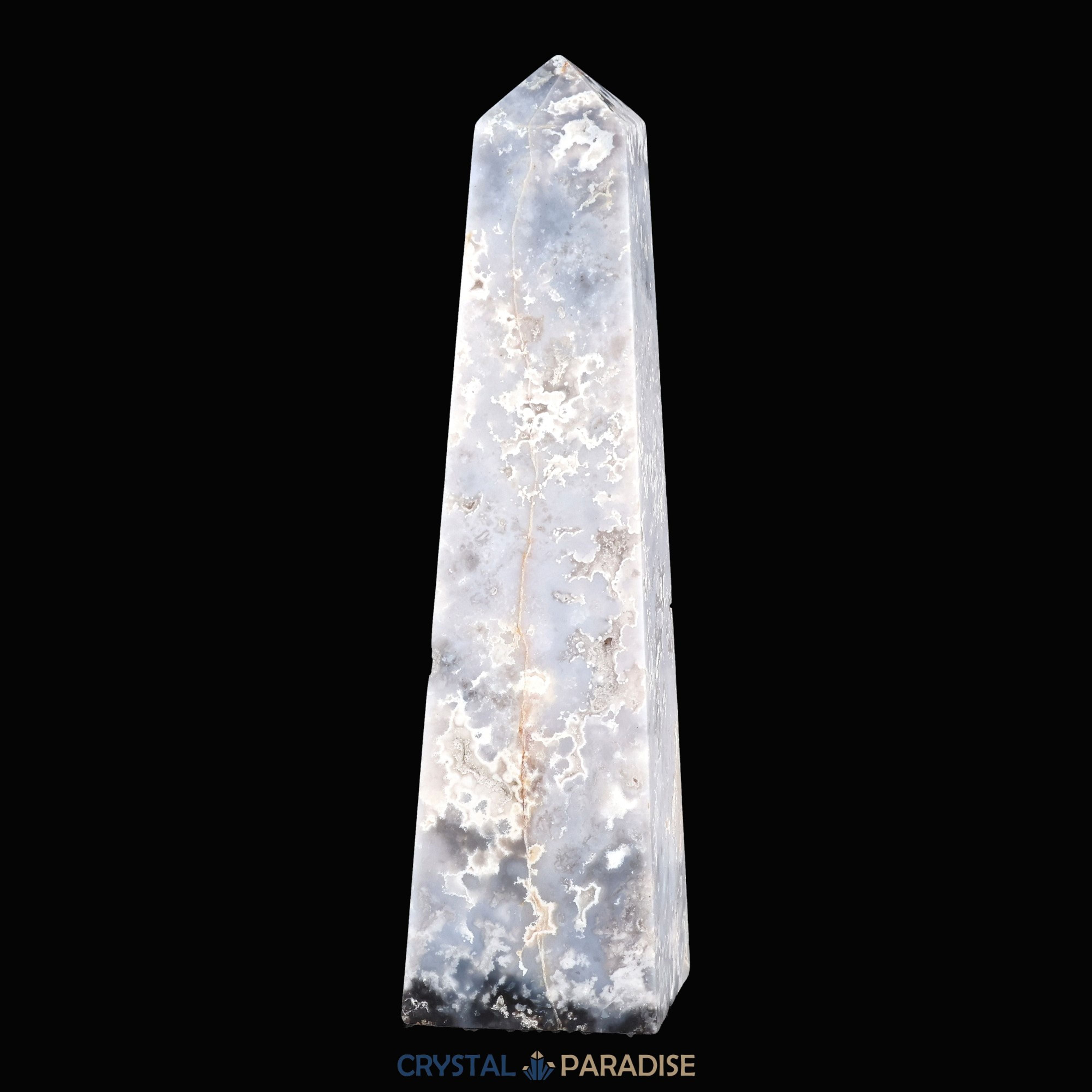 Obelisk aus Blue Pacific Achat (250-350g) – Ansicht 6