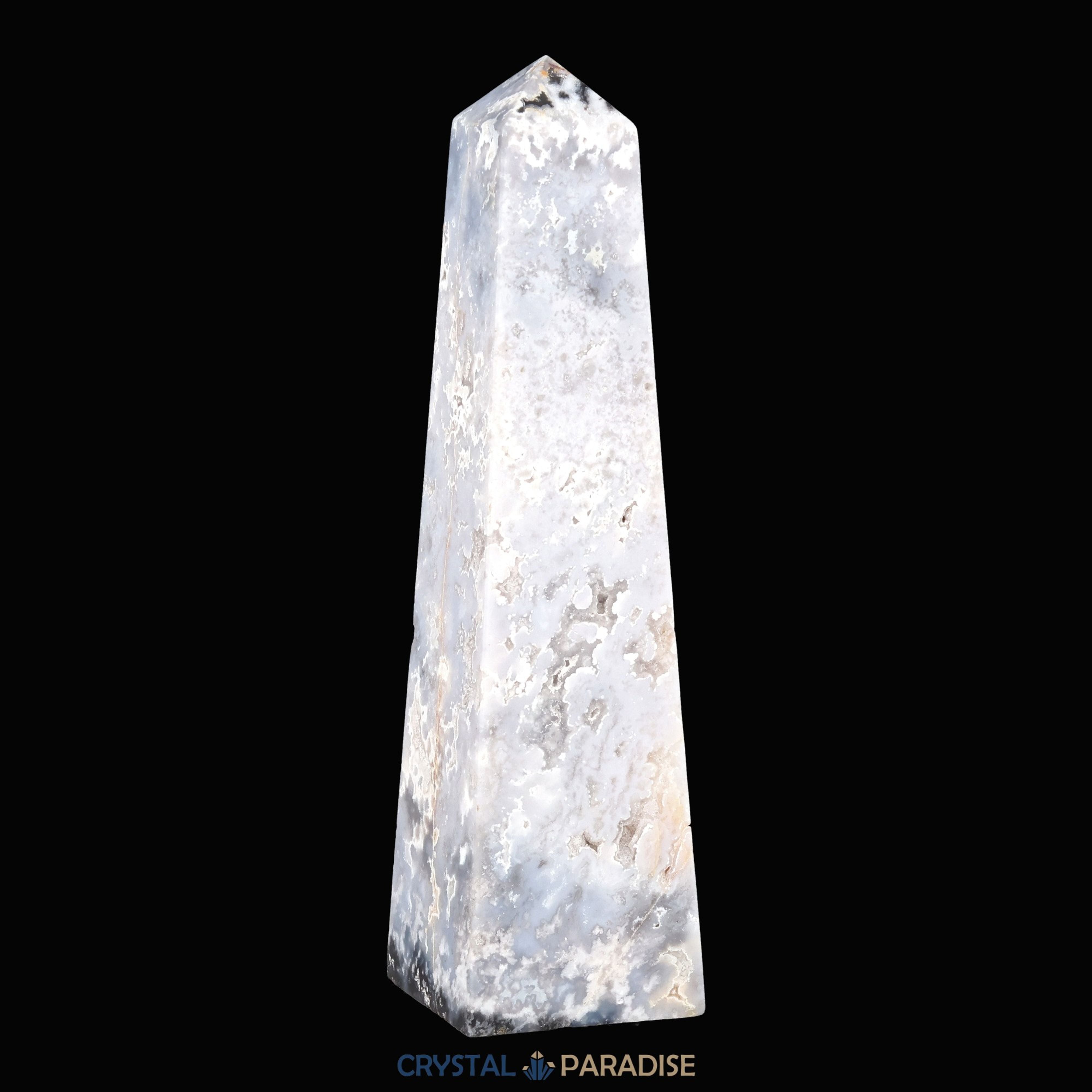 Obelisk aus Blue Pacific Achat (250-350g) – Ansicht 7