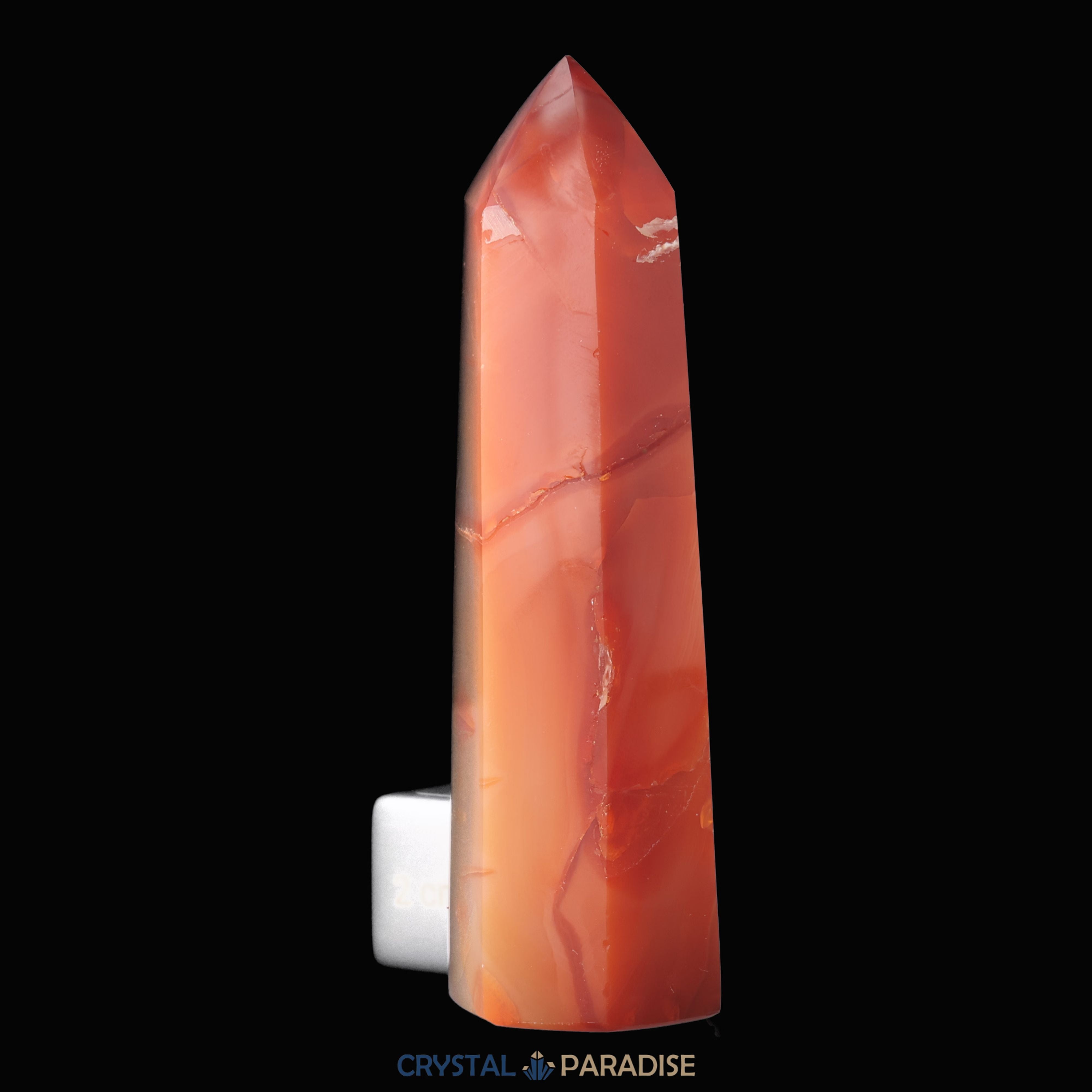 Obelisk aus rotem Karneol Achat – Ansicht 6