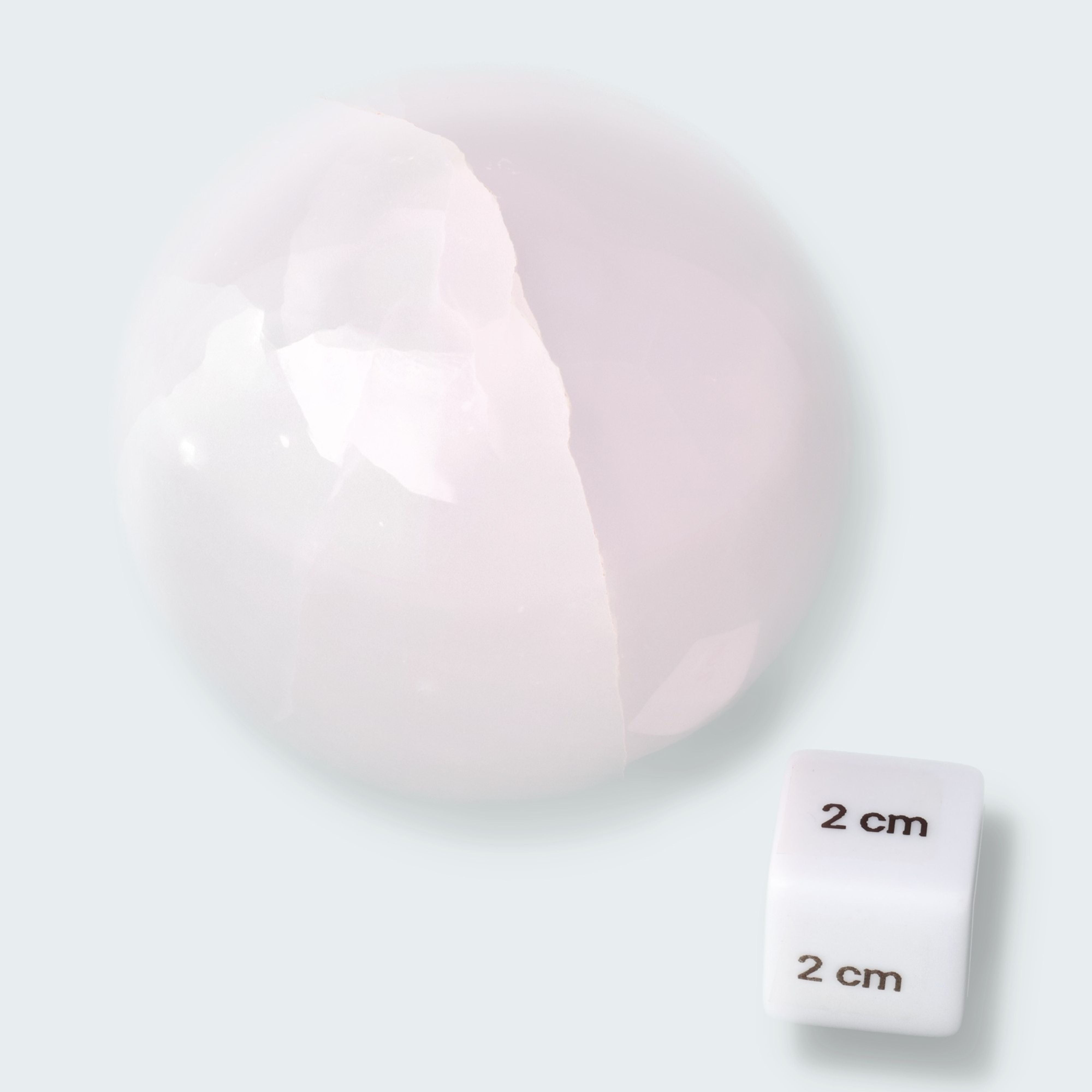 Pink Calcit Kugel (UV Reaktiv) – Ansicht 2