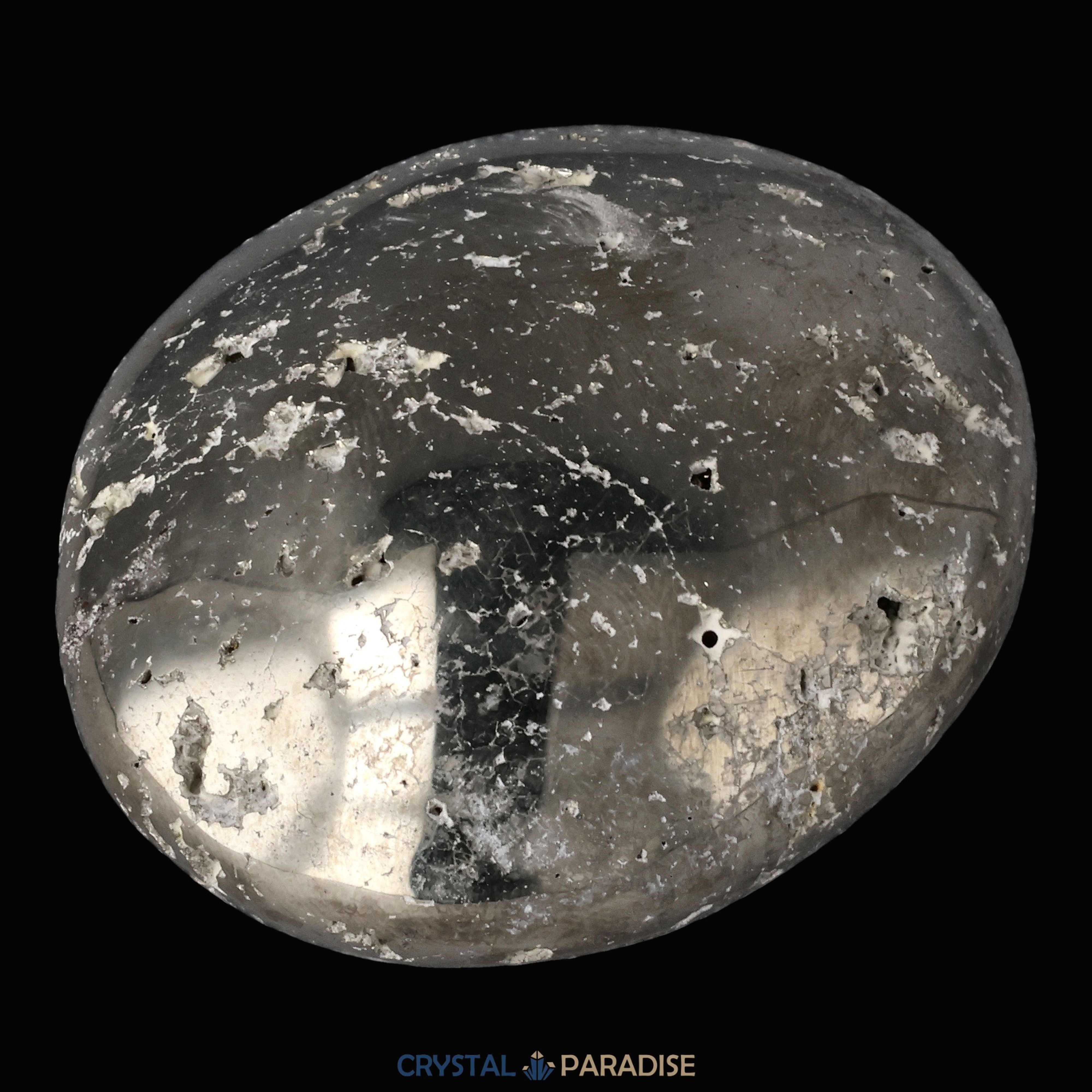 Pyrit Druzy Handschmeichler aus Huánuco, Peru (ca. 5,5 cm) – Ansicht 11