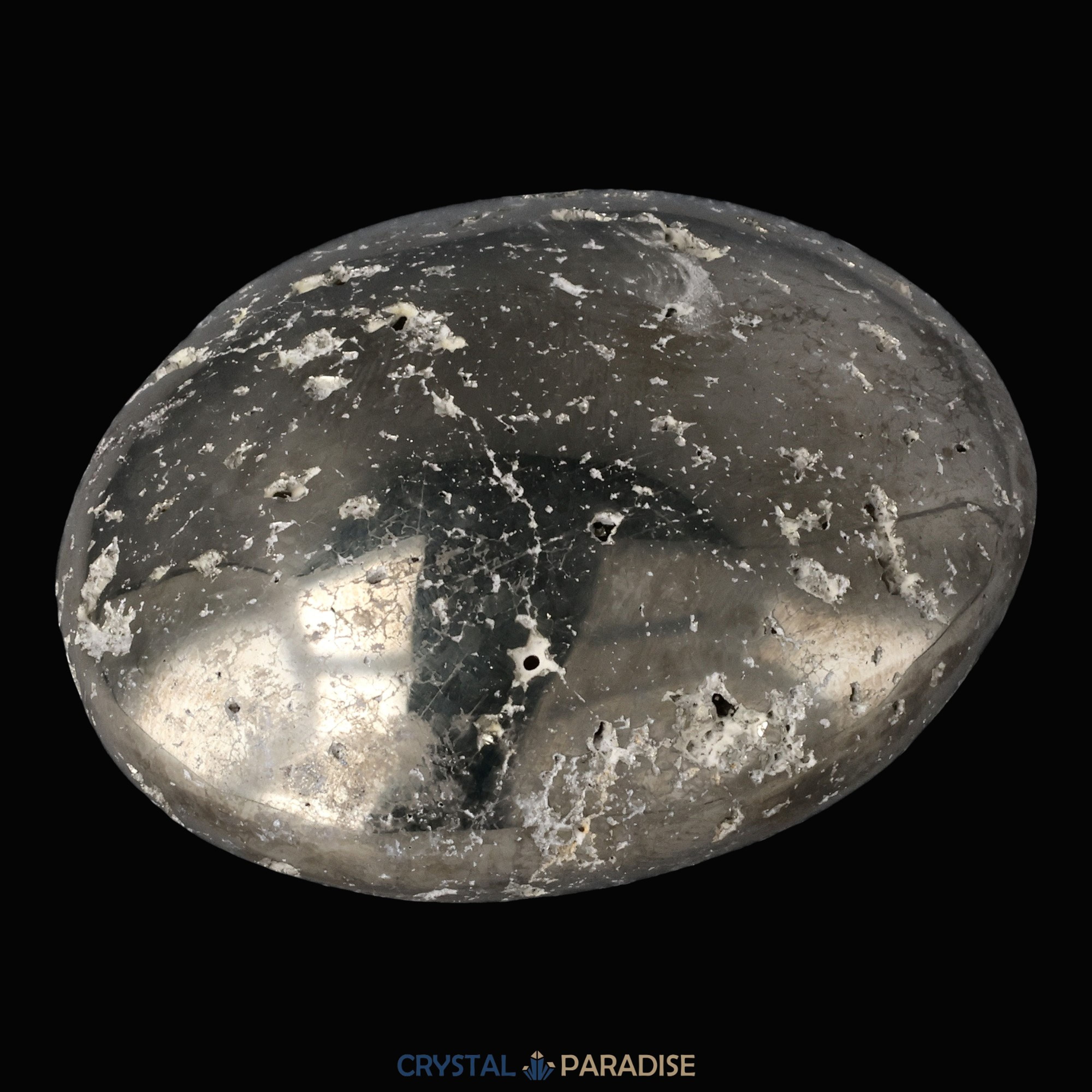 Pyrit Druzy Handschmeichler aus Huánuco, Peru (ca. 5,5 cm) – Ansicht 12