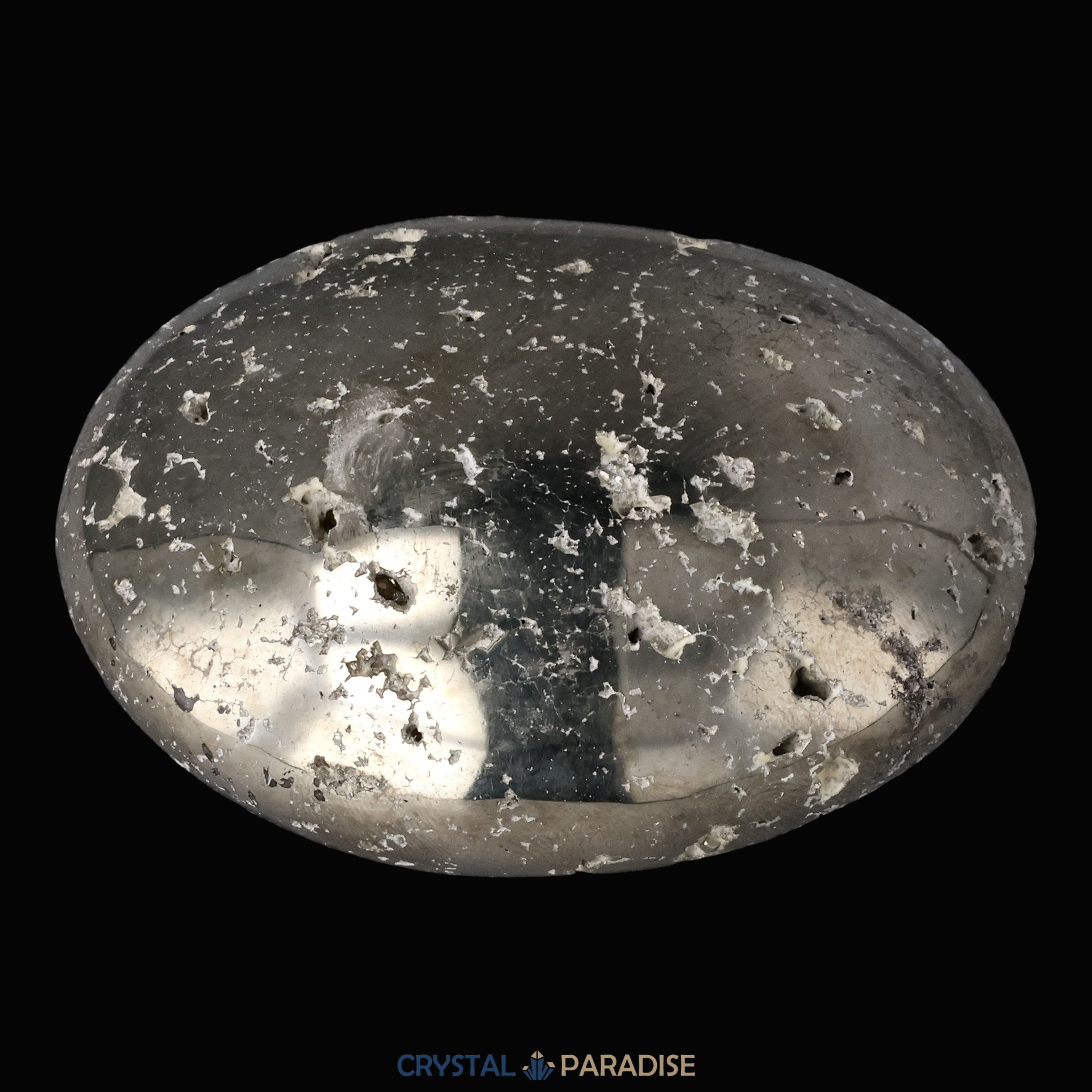 Pyrit Druzy Handschmeichler aus Huánuco, Peru (ca. 5,5 cm) – Ansicht 7