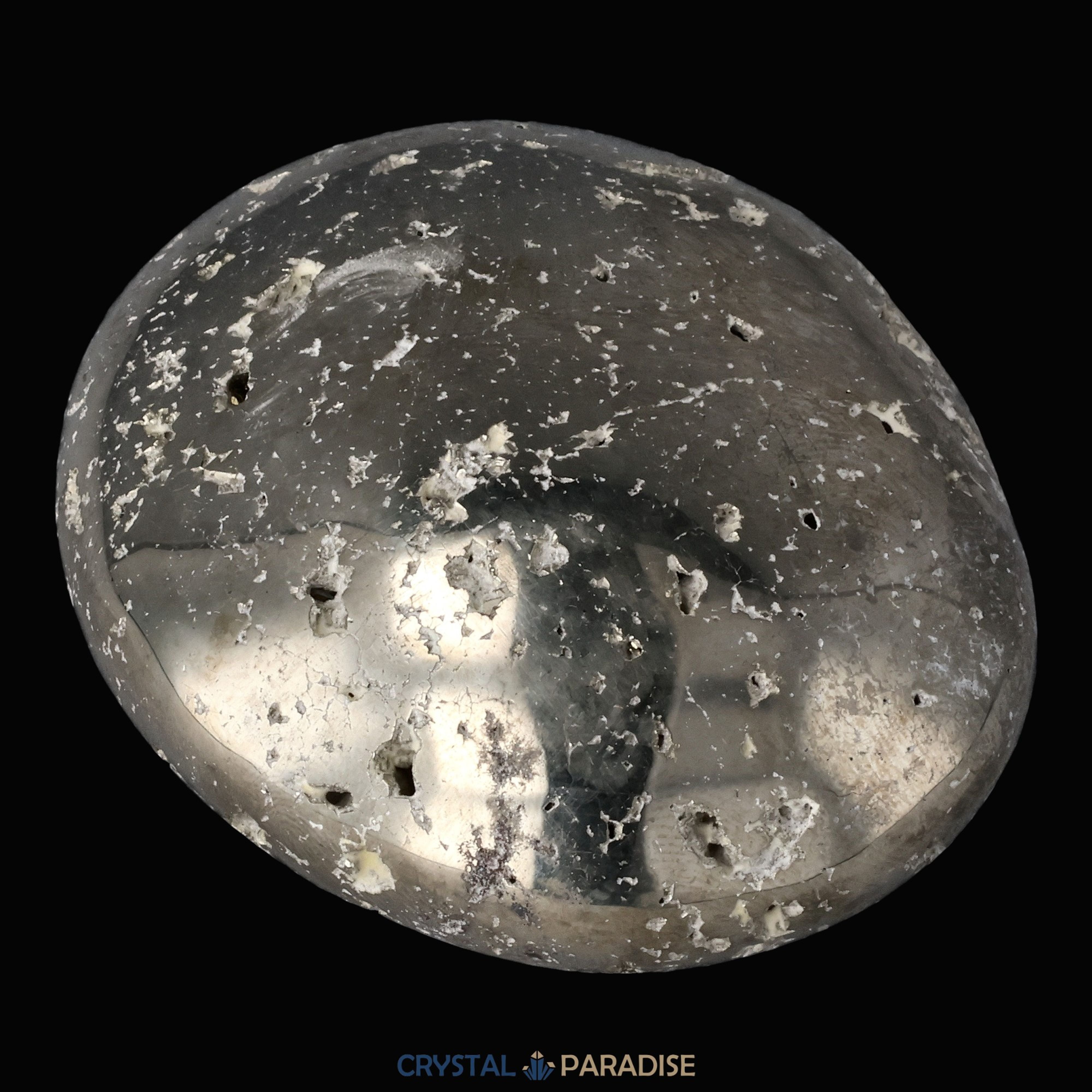 Pyrit Druzy Handschmeichler aus Huánuco, Peru (ca. 5,5 cm) – Ansicht 9